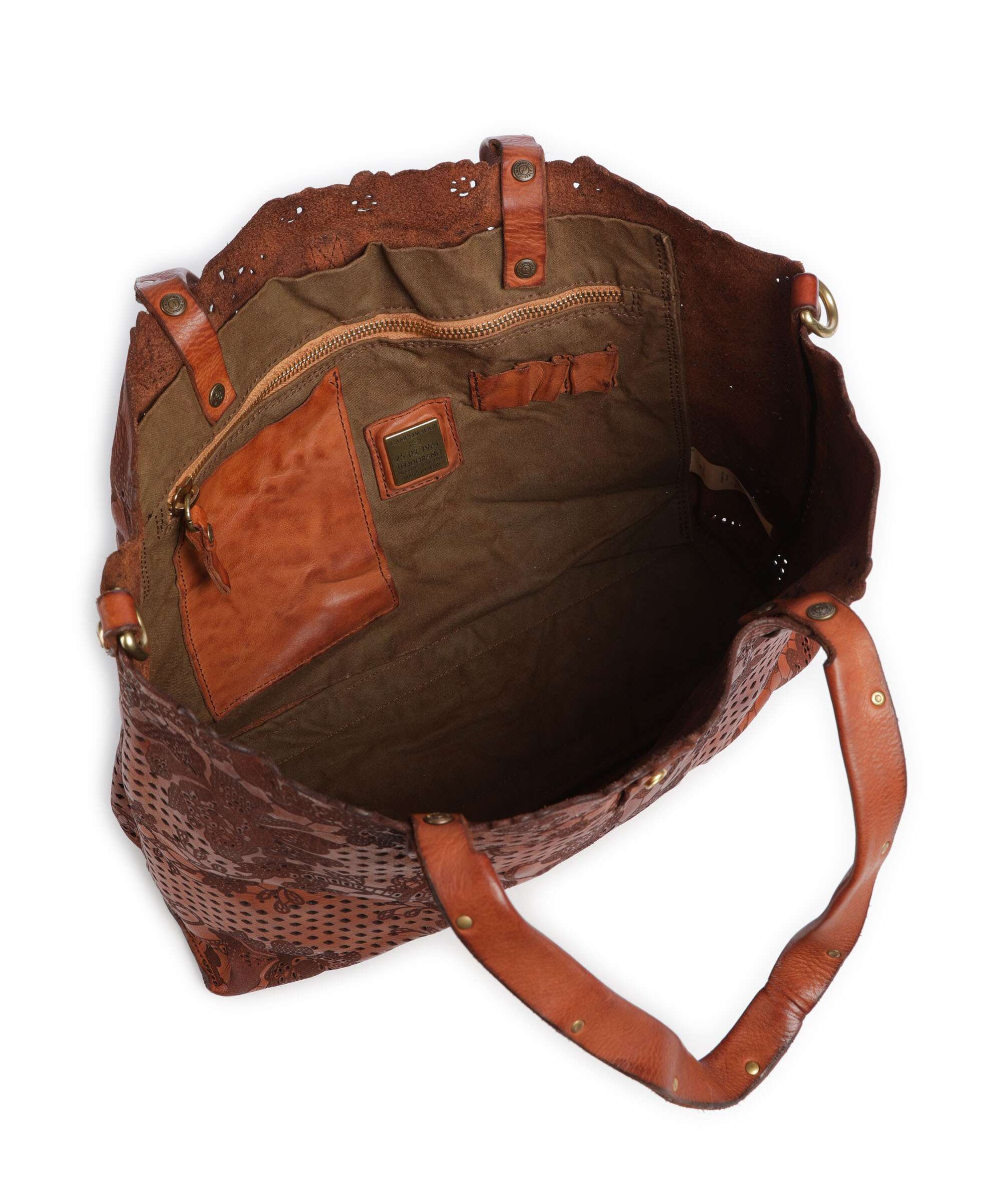 Campomaggi Tote bag cognac - Image 5