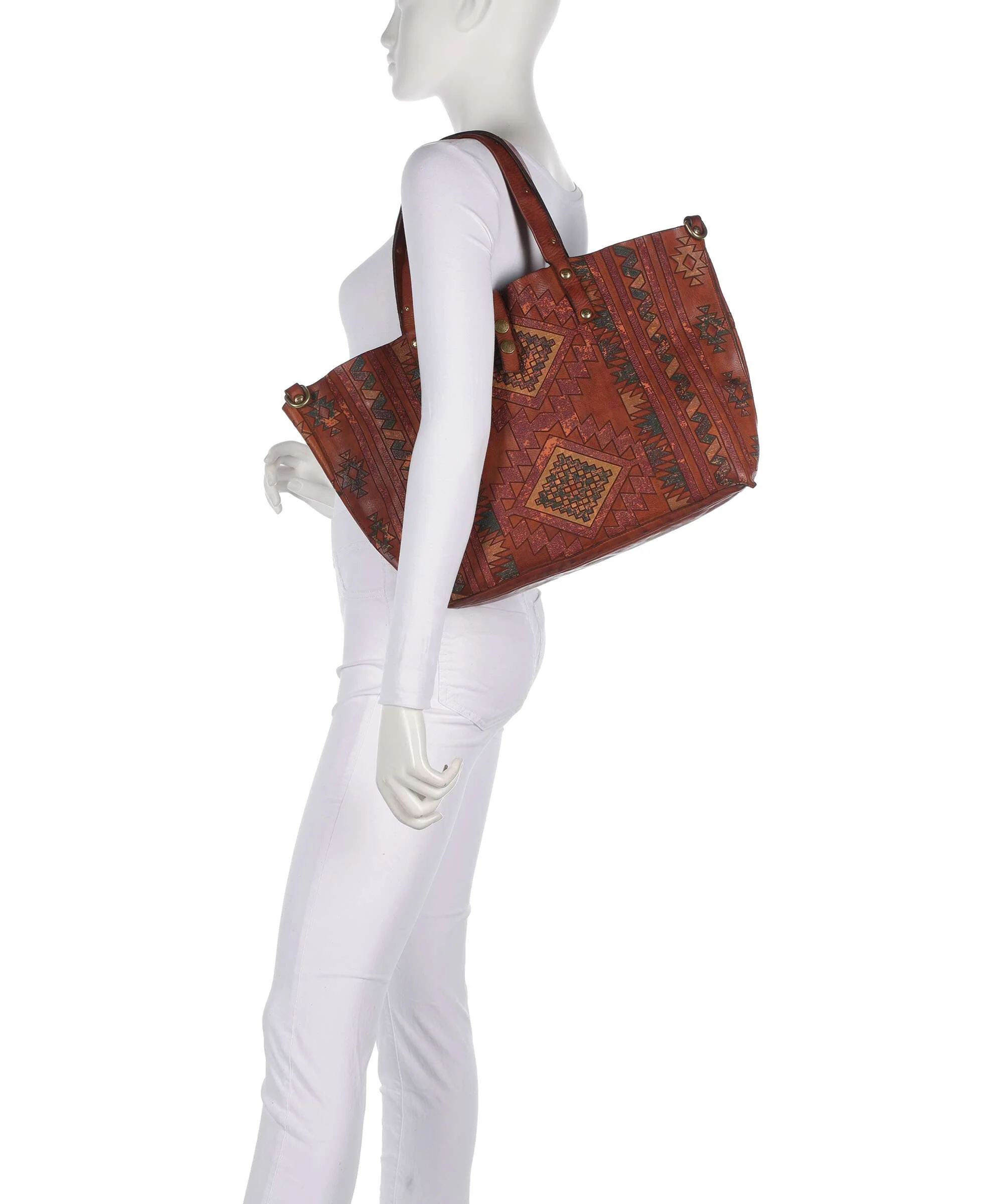 Campomaggi Tote bag cognac - Image 3
