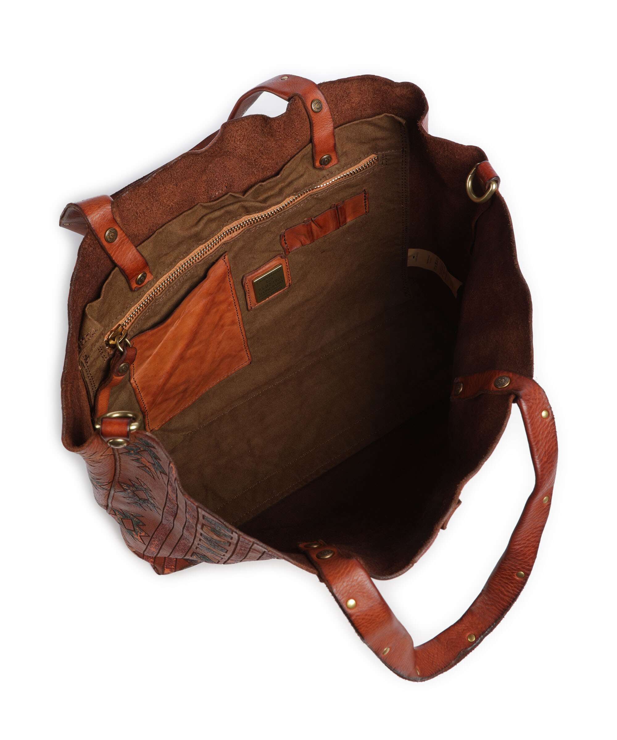 Campomaggi Tote bag cognac - Image 5