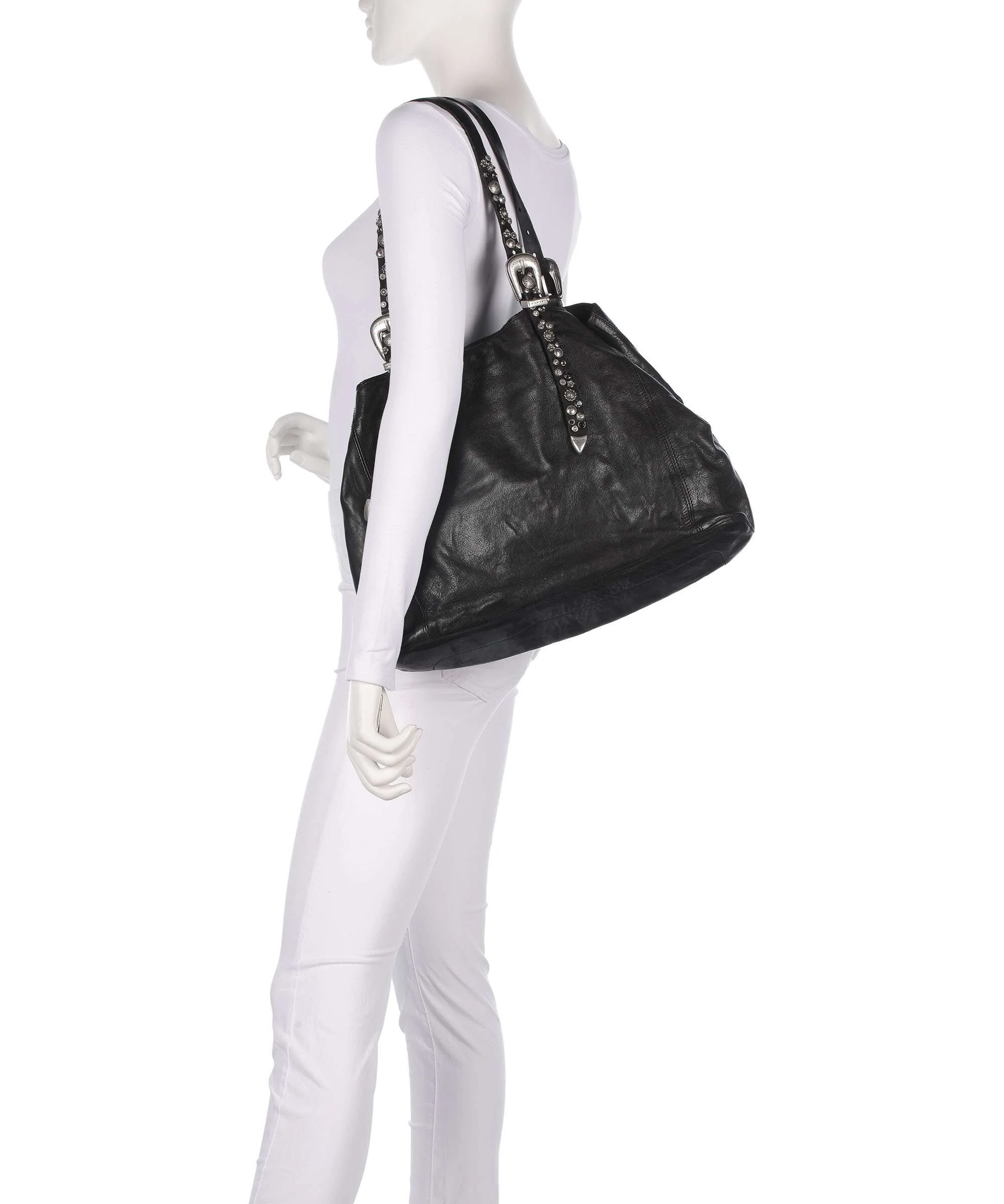 Campomaggi Tote bag nero - Image 3
