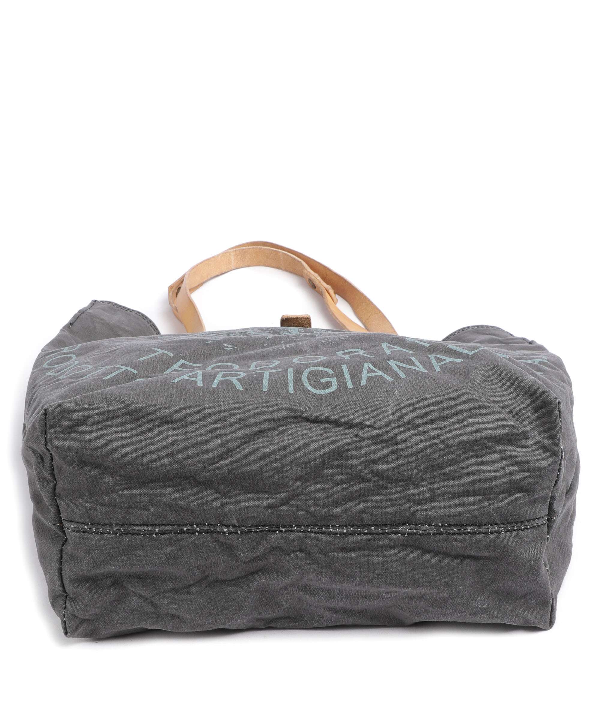 Campomaggi Tote bag grey/natural/peacock - Image 5