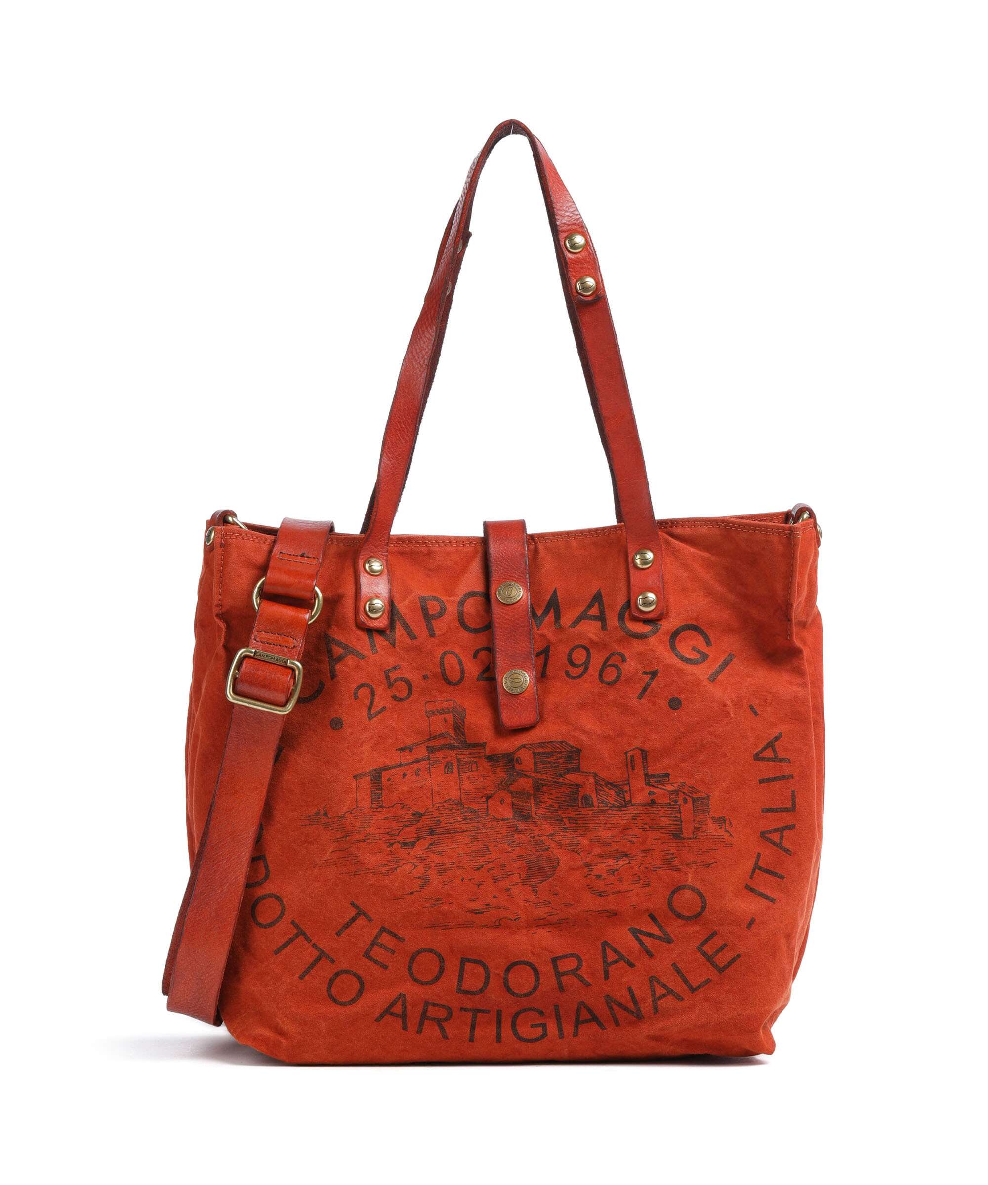 Campomaggi Tote bag beige/cotto/nera
