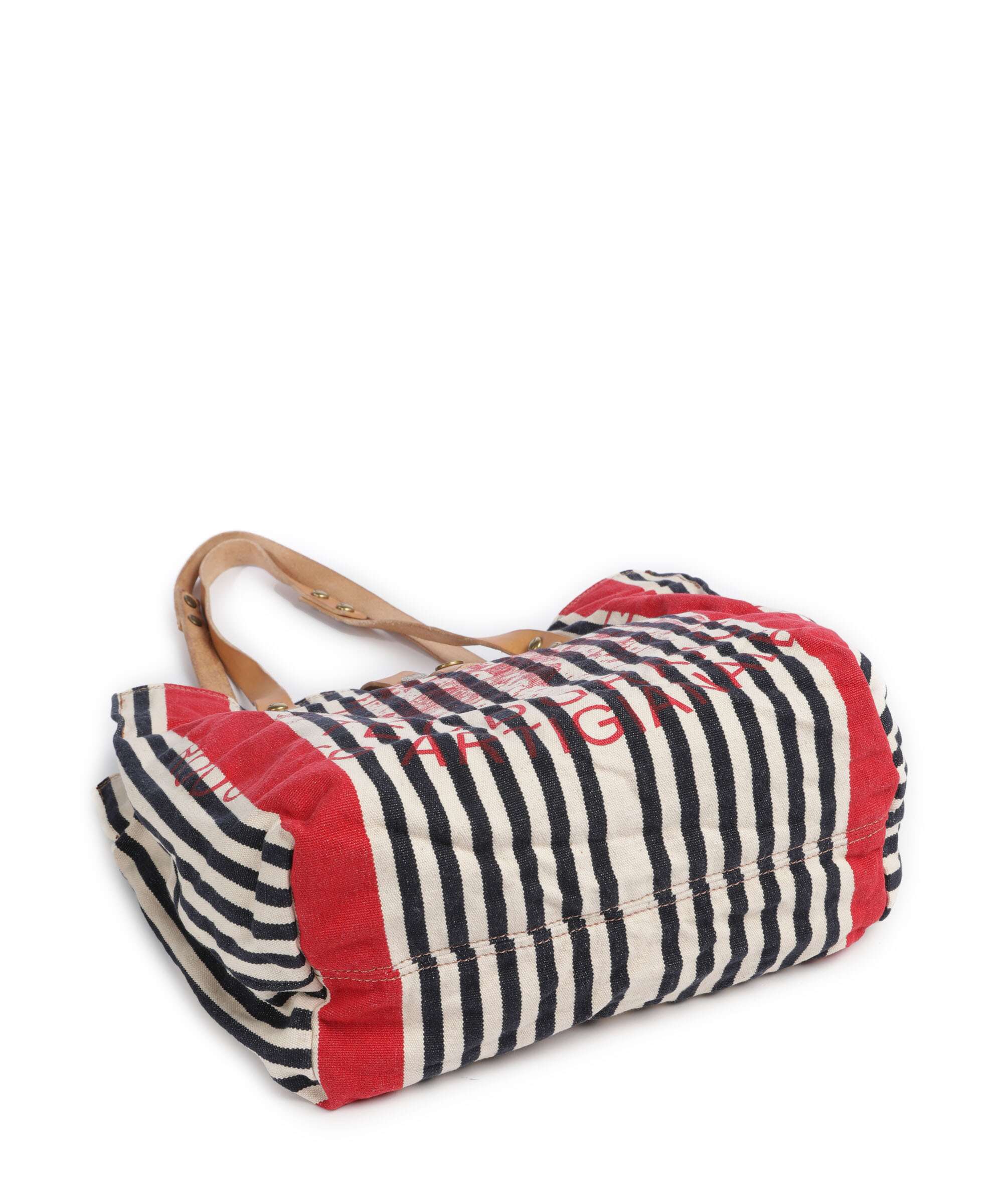 Campomaggi Tote bag blue/red/beige - Image 4