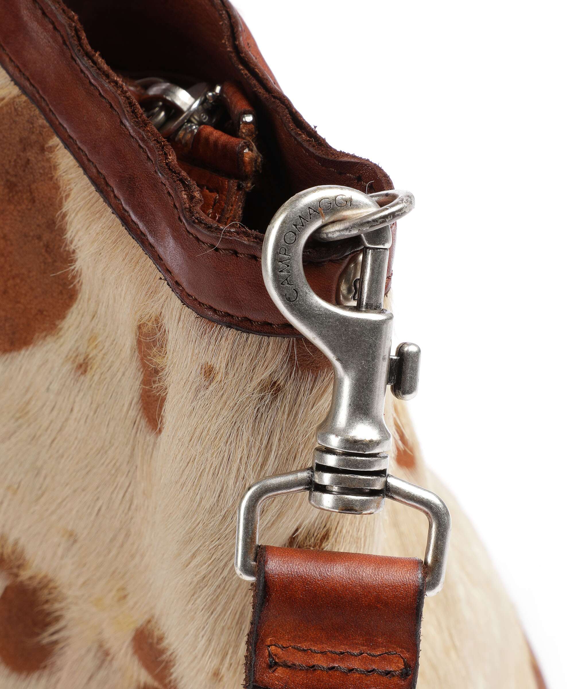 Campomaggi Tote bag bianco/beige/cognac - Image 4
