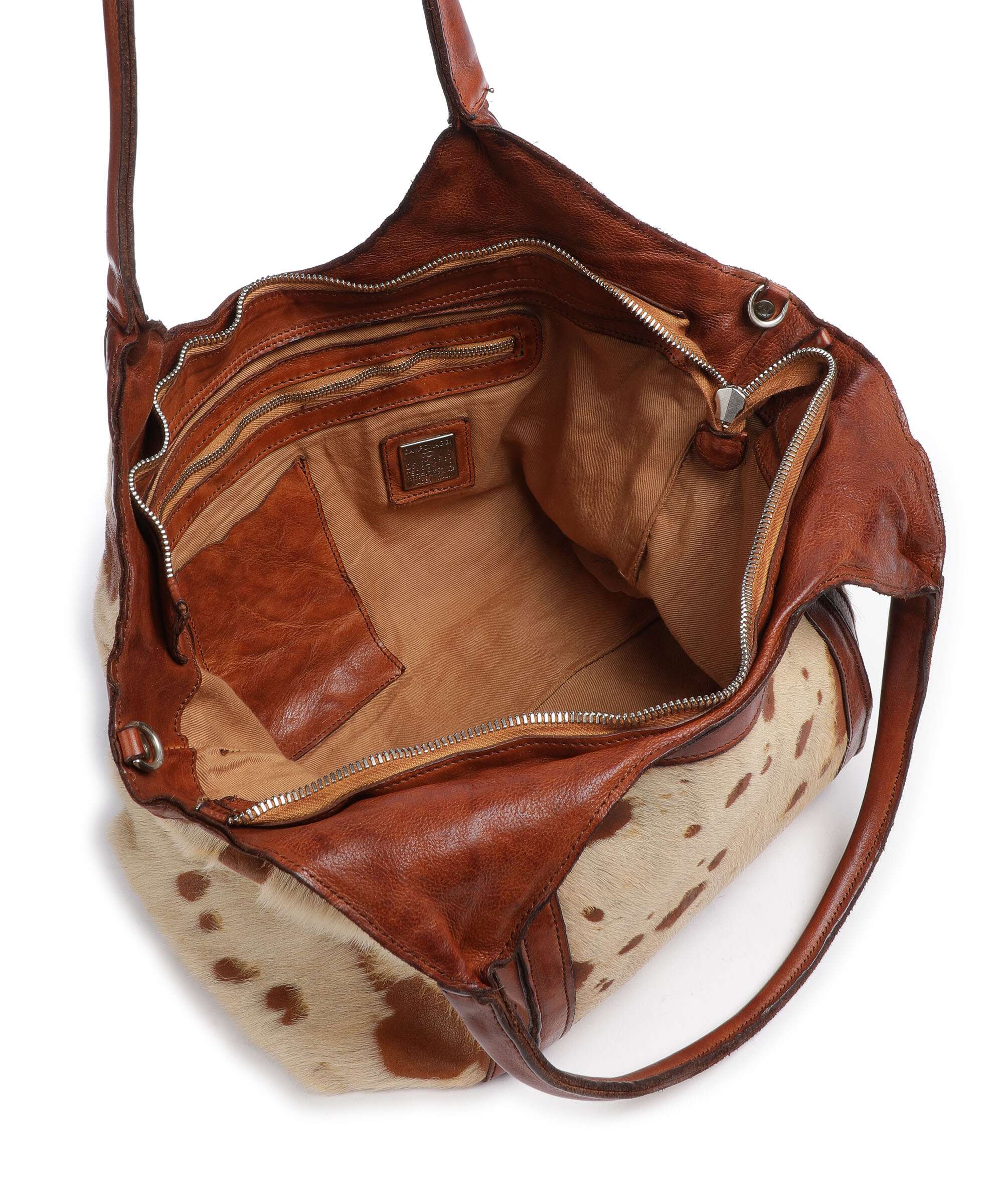 Campomaggi Tote bag bianco/beige/cognac - Image 6