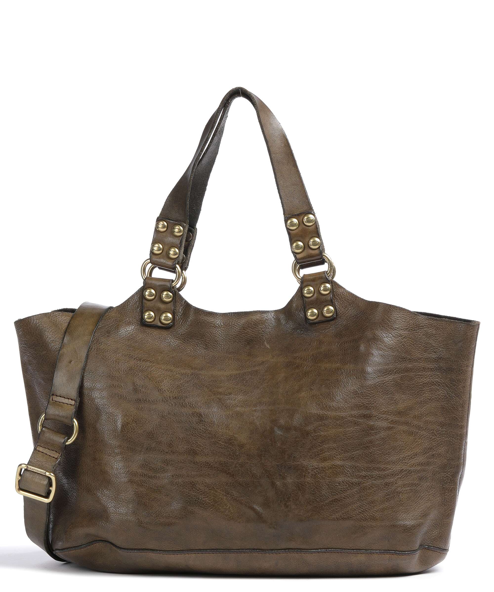 Campomaggi Tote bag verde militare