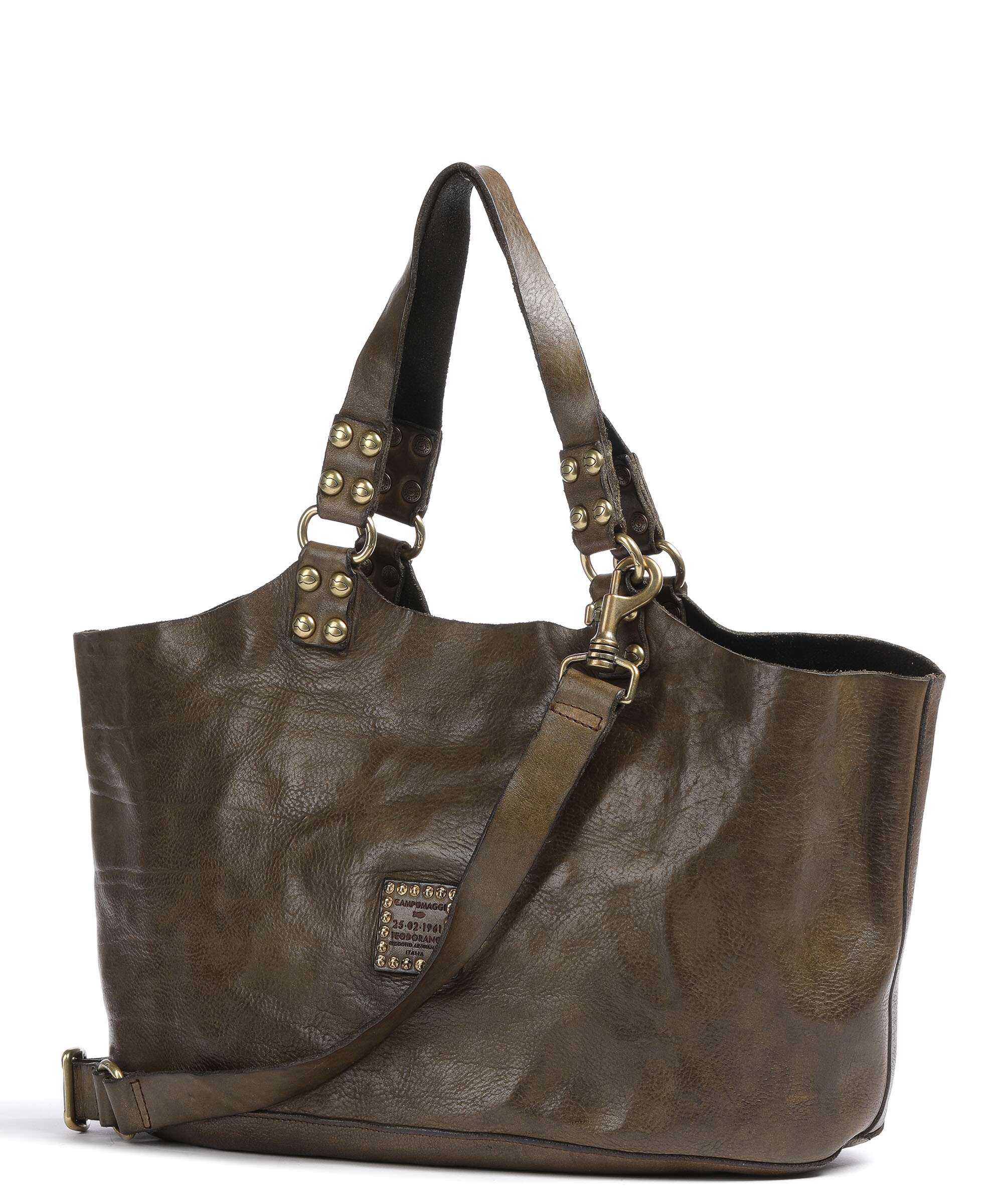 Campomaggi Tote bag verde militare - Image 2