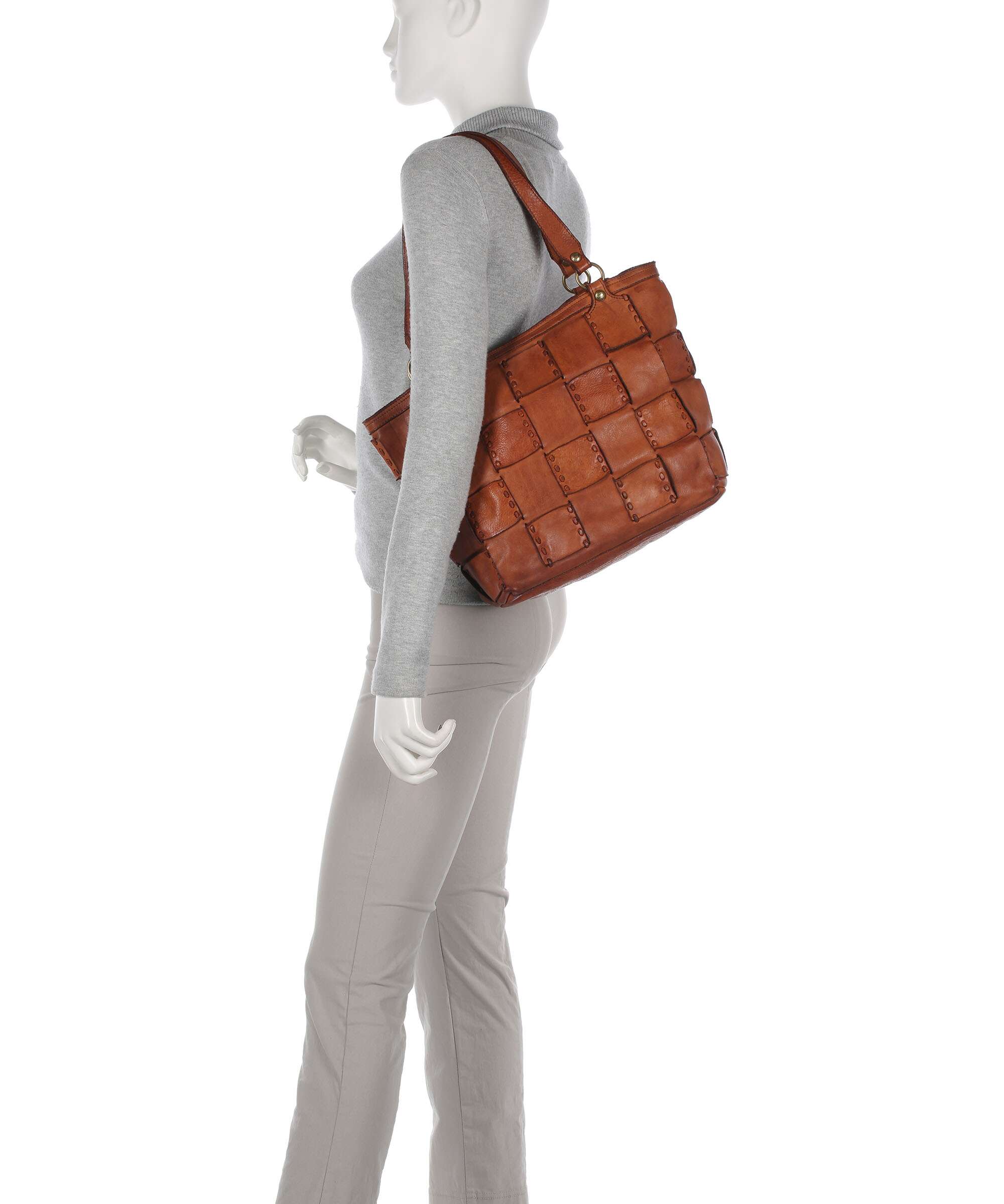 Campomaggi Tote bag cognac - Image 3