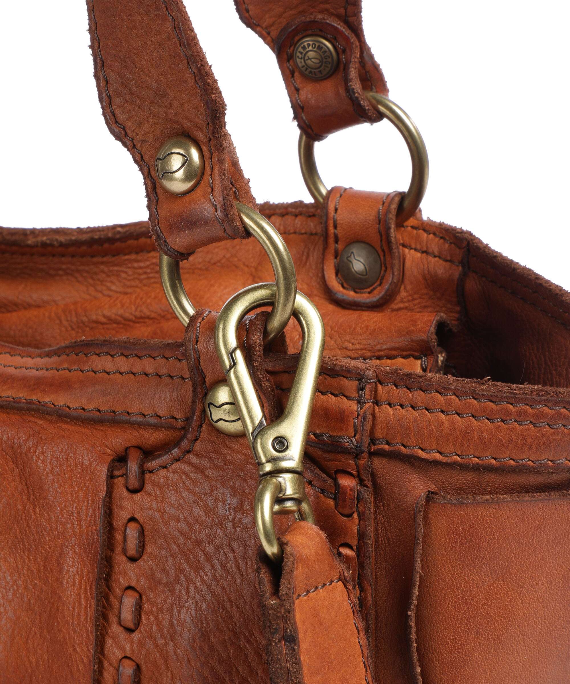 Campomaggi Tote bag cognac - Image 4