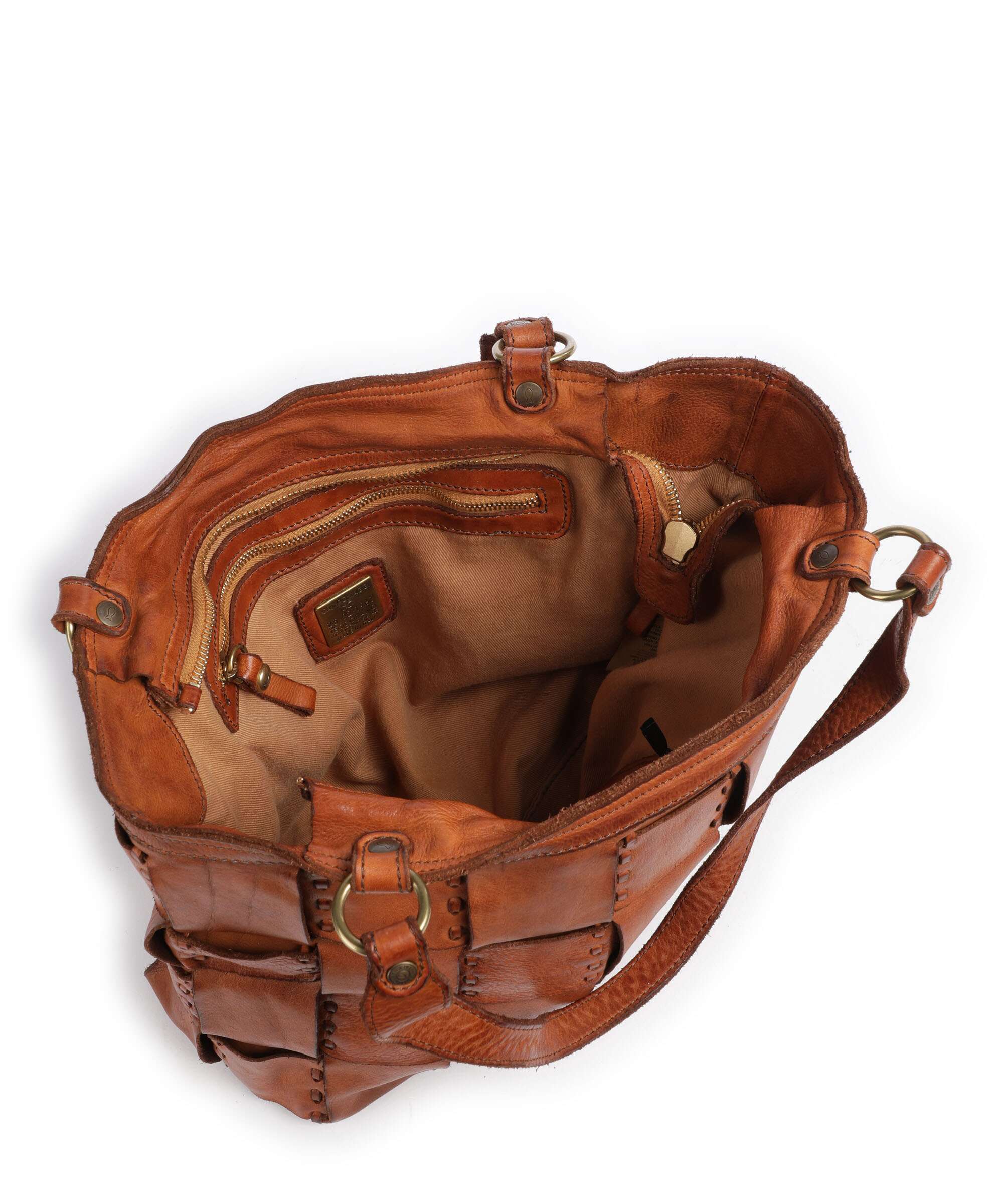 Campomaggi Tote bag cognac - Image 6
