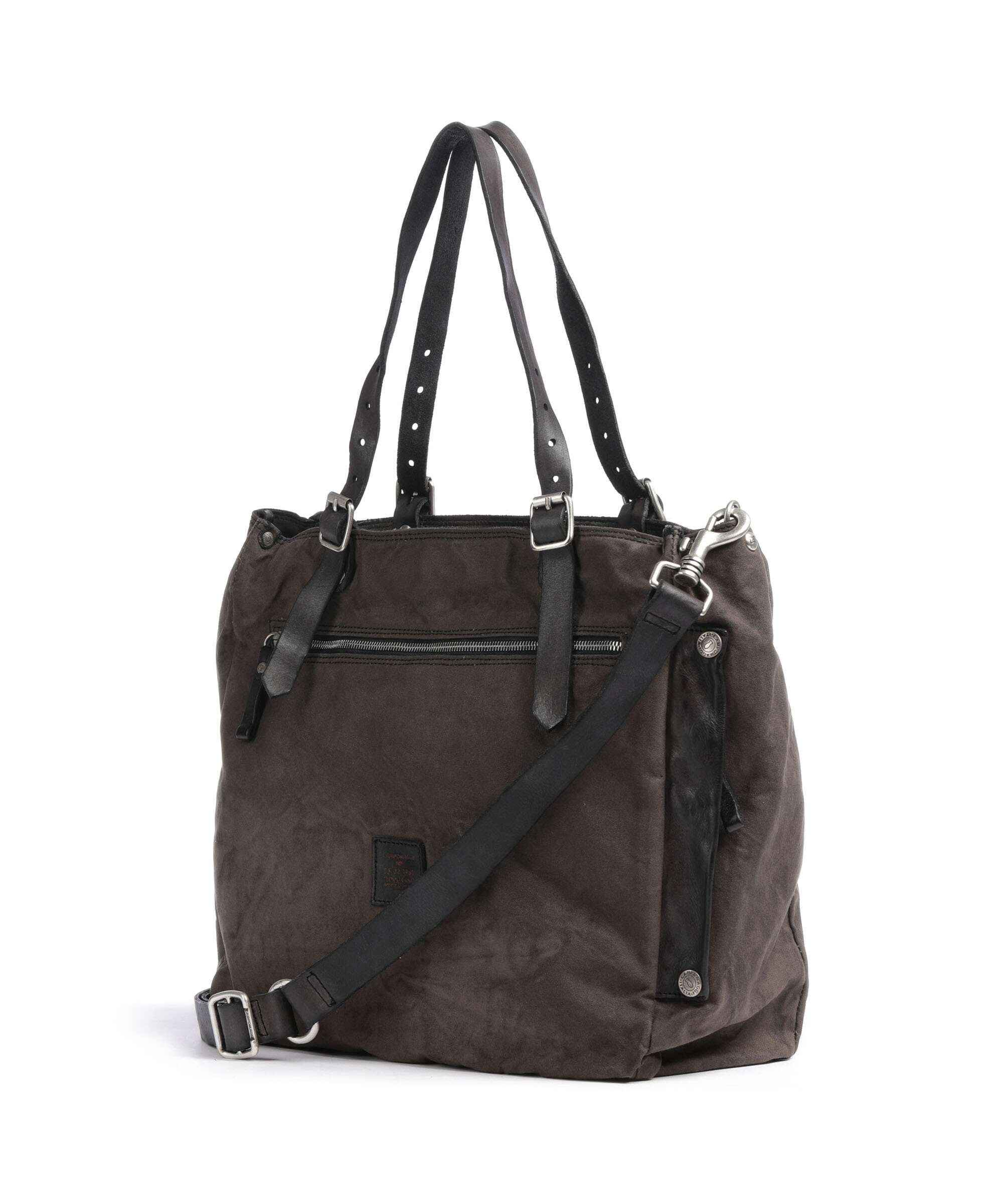 Campomaggi Tote bag verde militare/grigio - Image 2