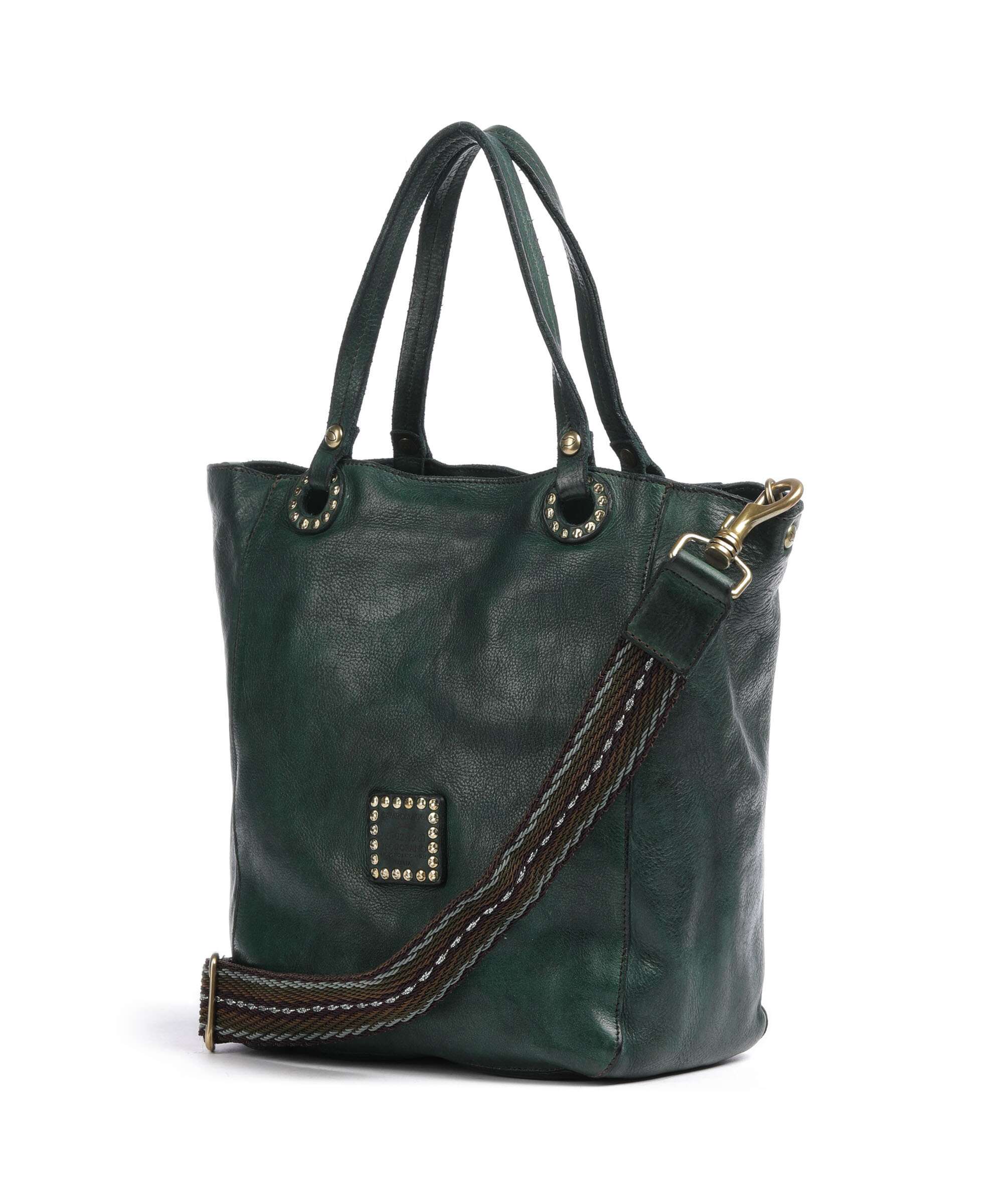 Campomaggi Tote bag green bottle - Image 2