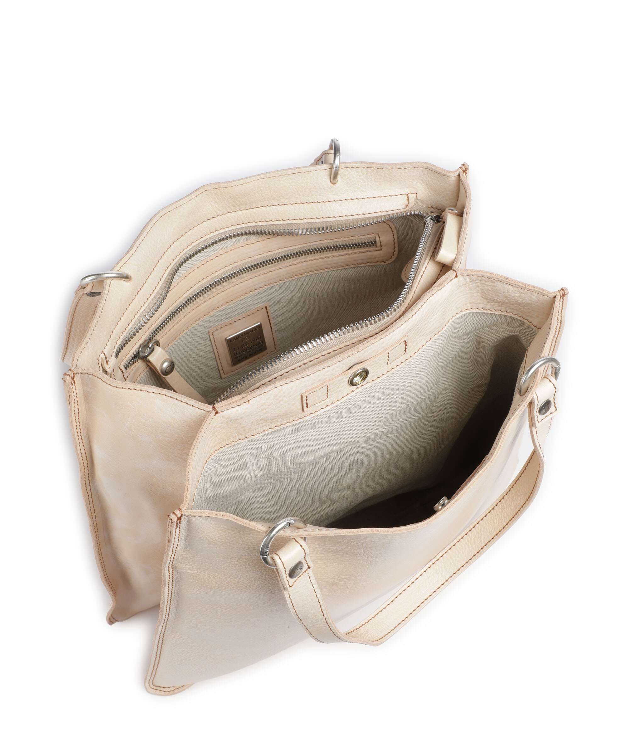 Campomaggi Tote bag crema - Image 6