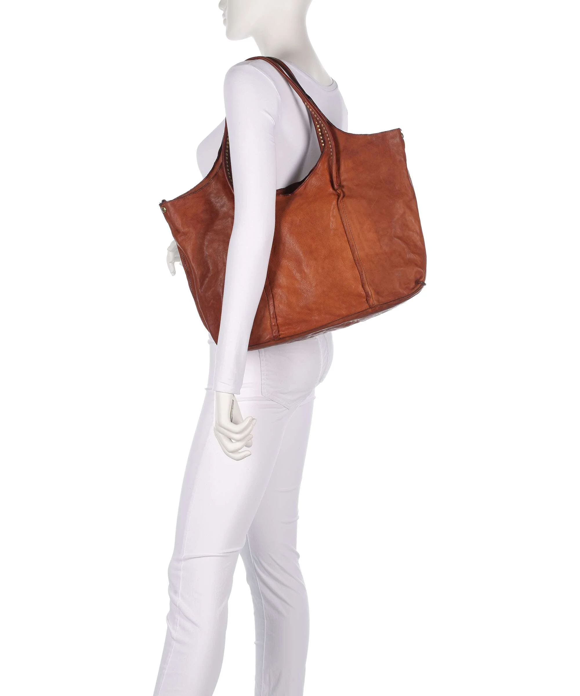 Campomaggi Tote bag cognac - Image 3