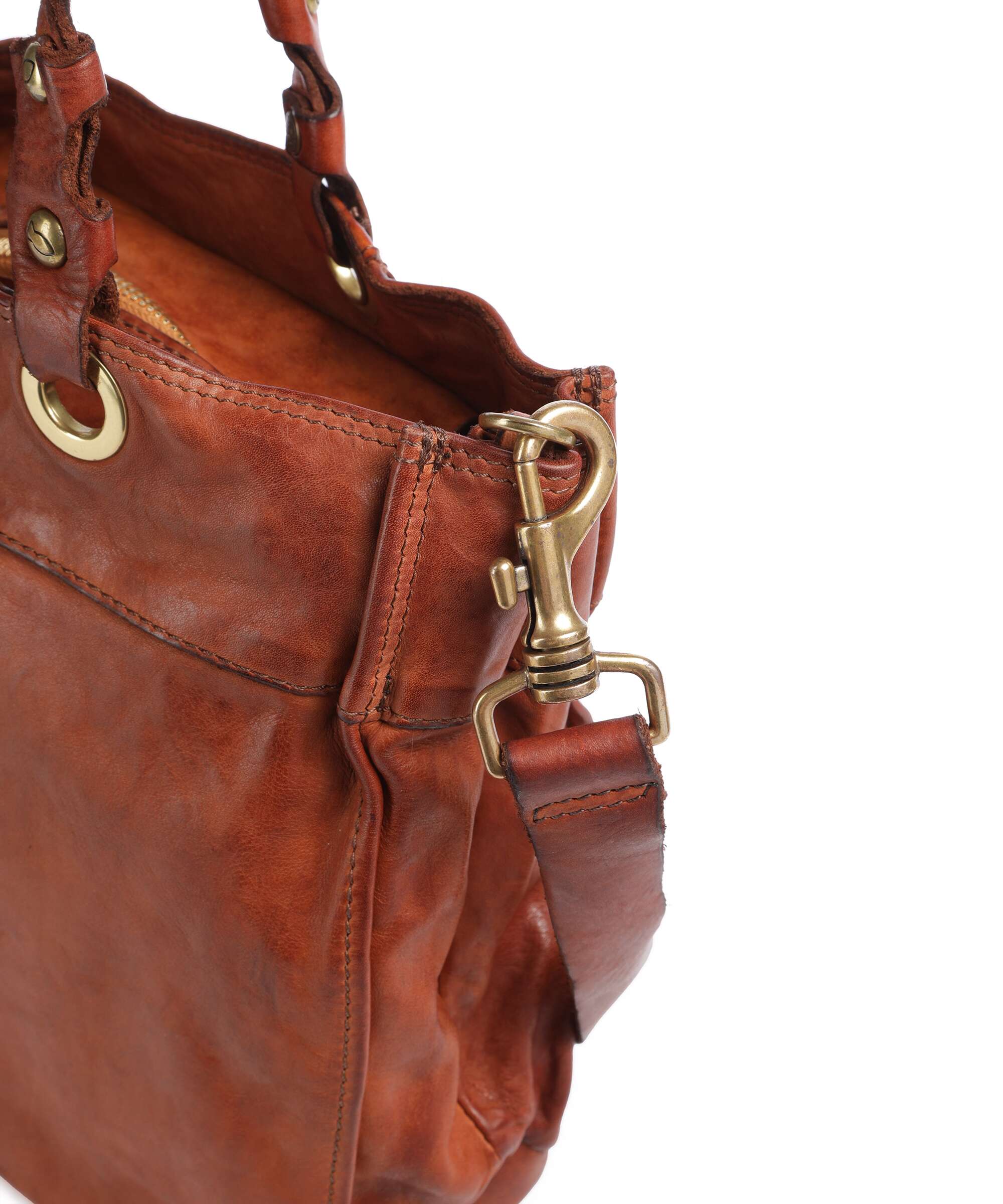 Campomaggi Tote bag cognac - Image 4