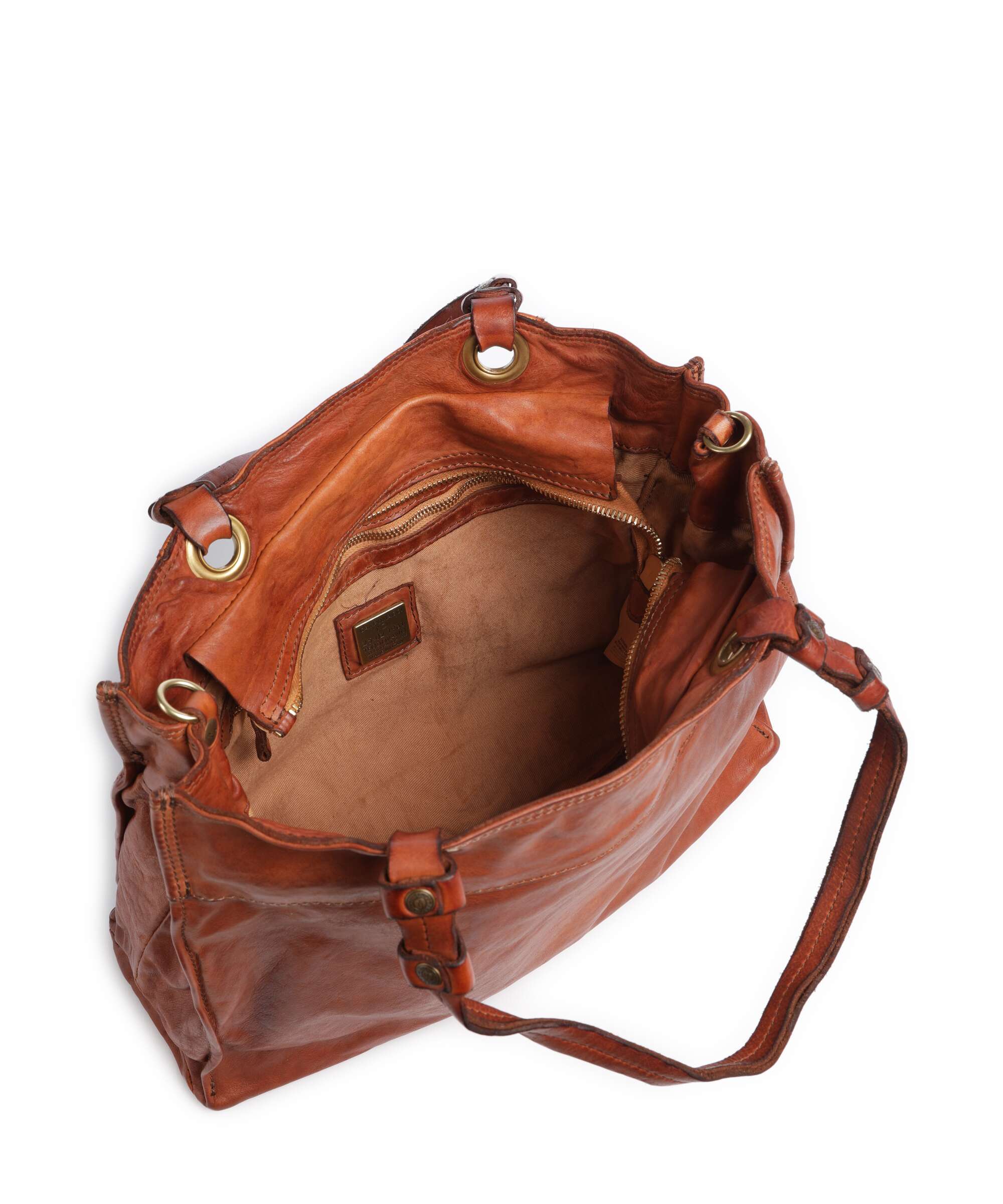 Campomaggi Tote bag cognac - Image 6