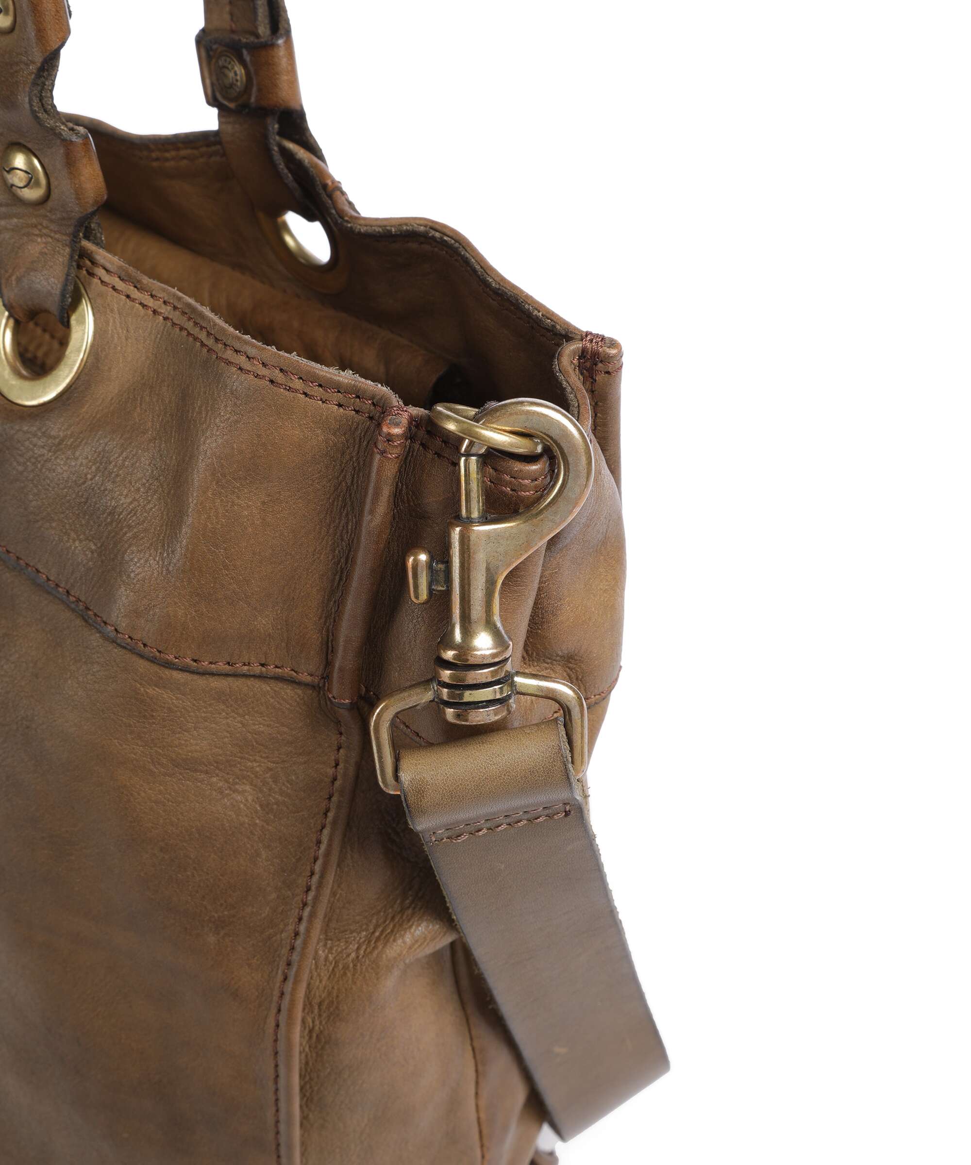 Campomaggi Tote bag verde militare - Image 4