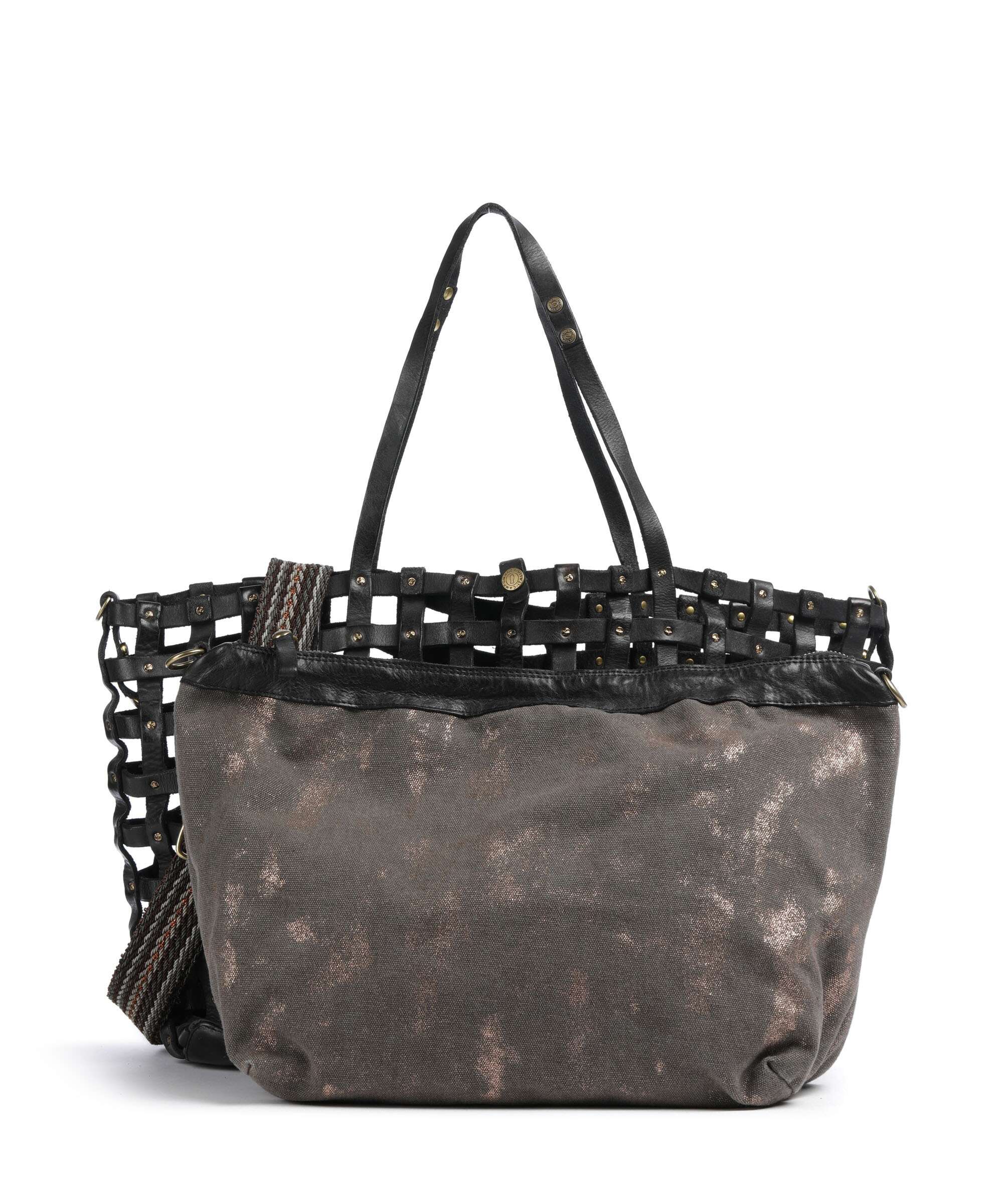Campomaggi Tote bag grey/bronze - Image 4