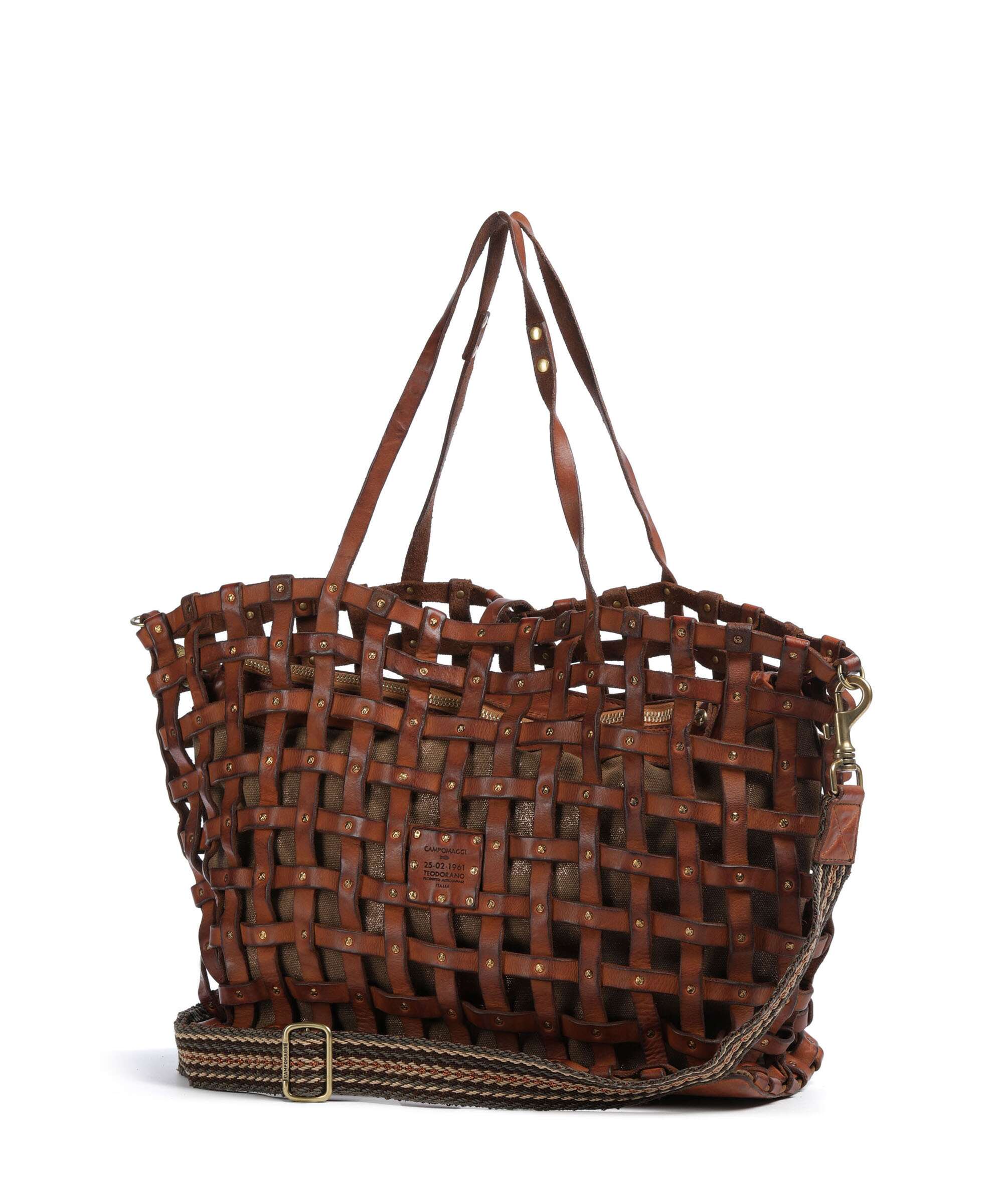 Campomaggi Tote bag cognac/bronze - Image 2