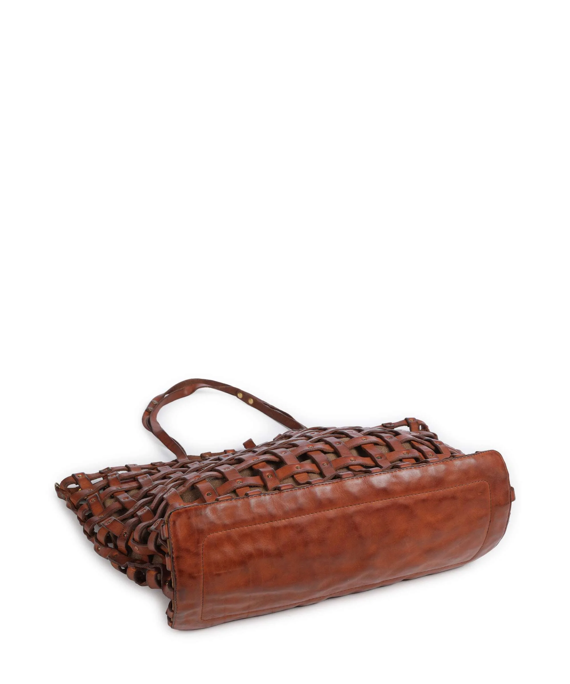 Campomaggi Tote bag cognac/bronze - Image 5