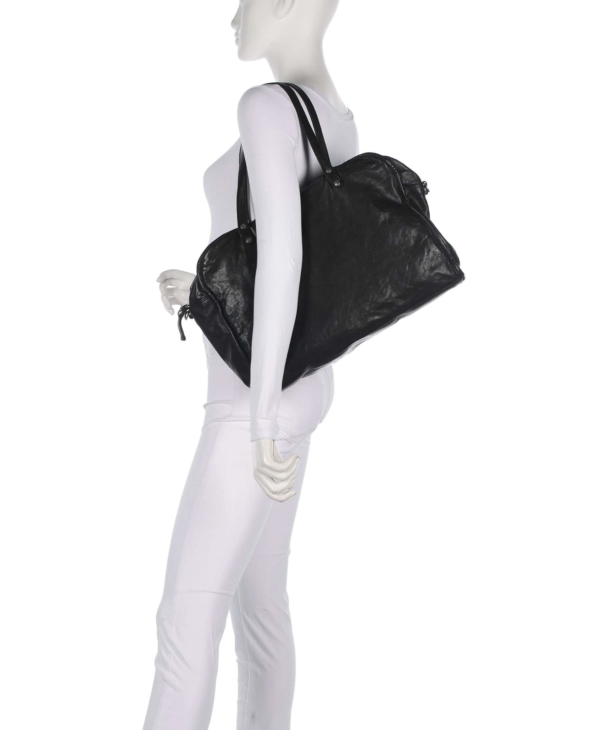 Campomaggi Tote bag nero - Image 3