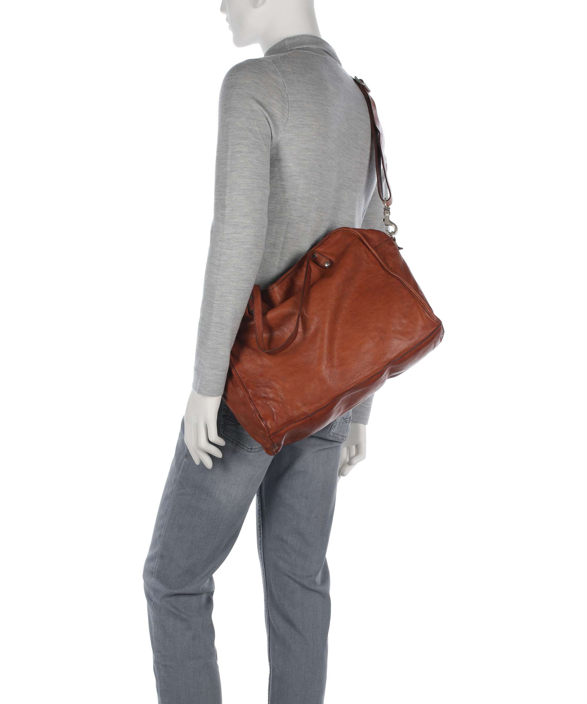 Campomaggi Tote bag cognac - Image 4