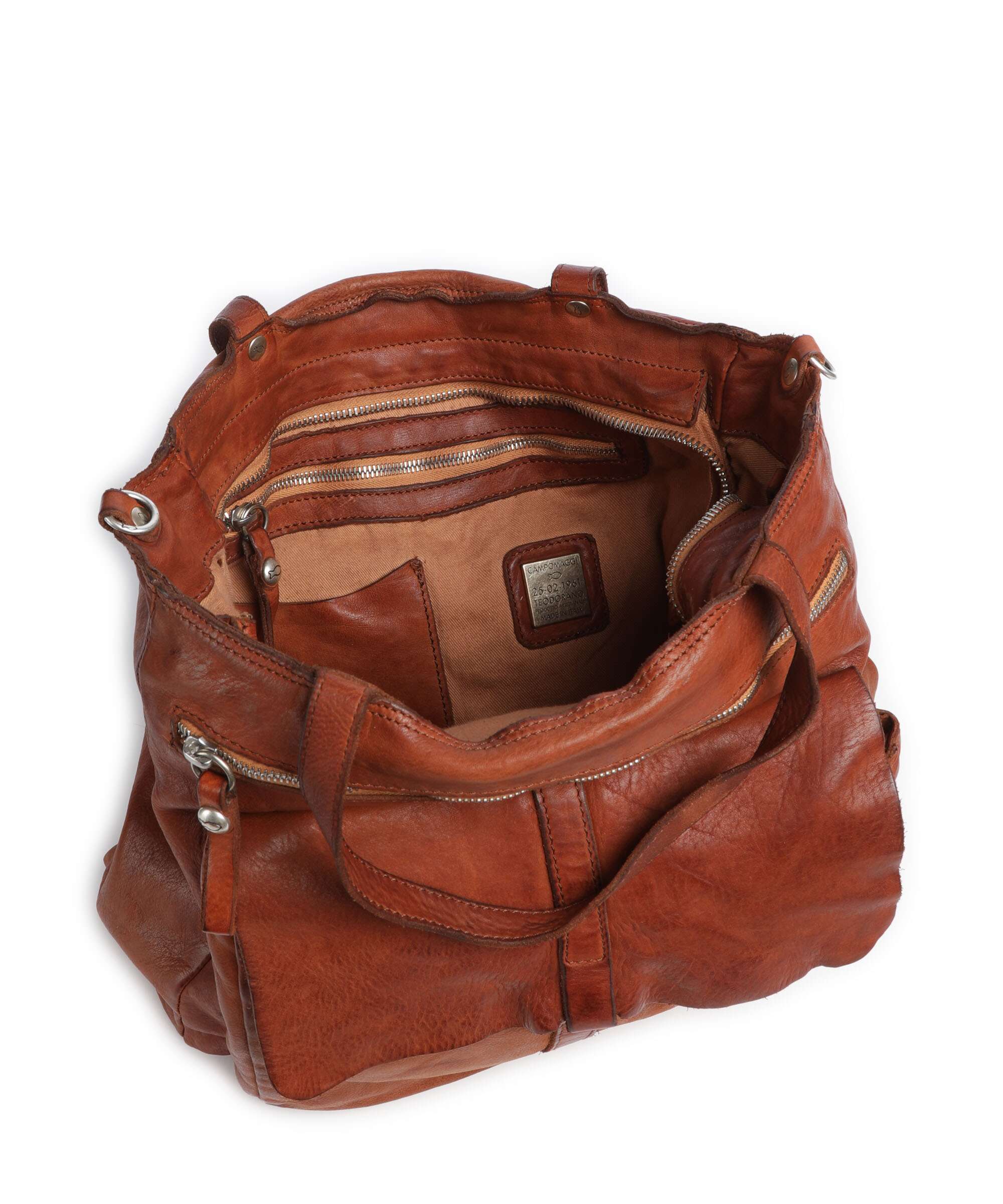 Campomaggi Tote bag cognac - Image 7