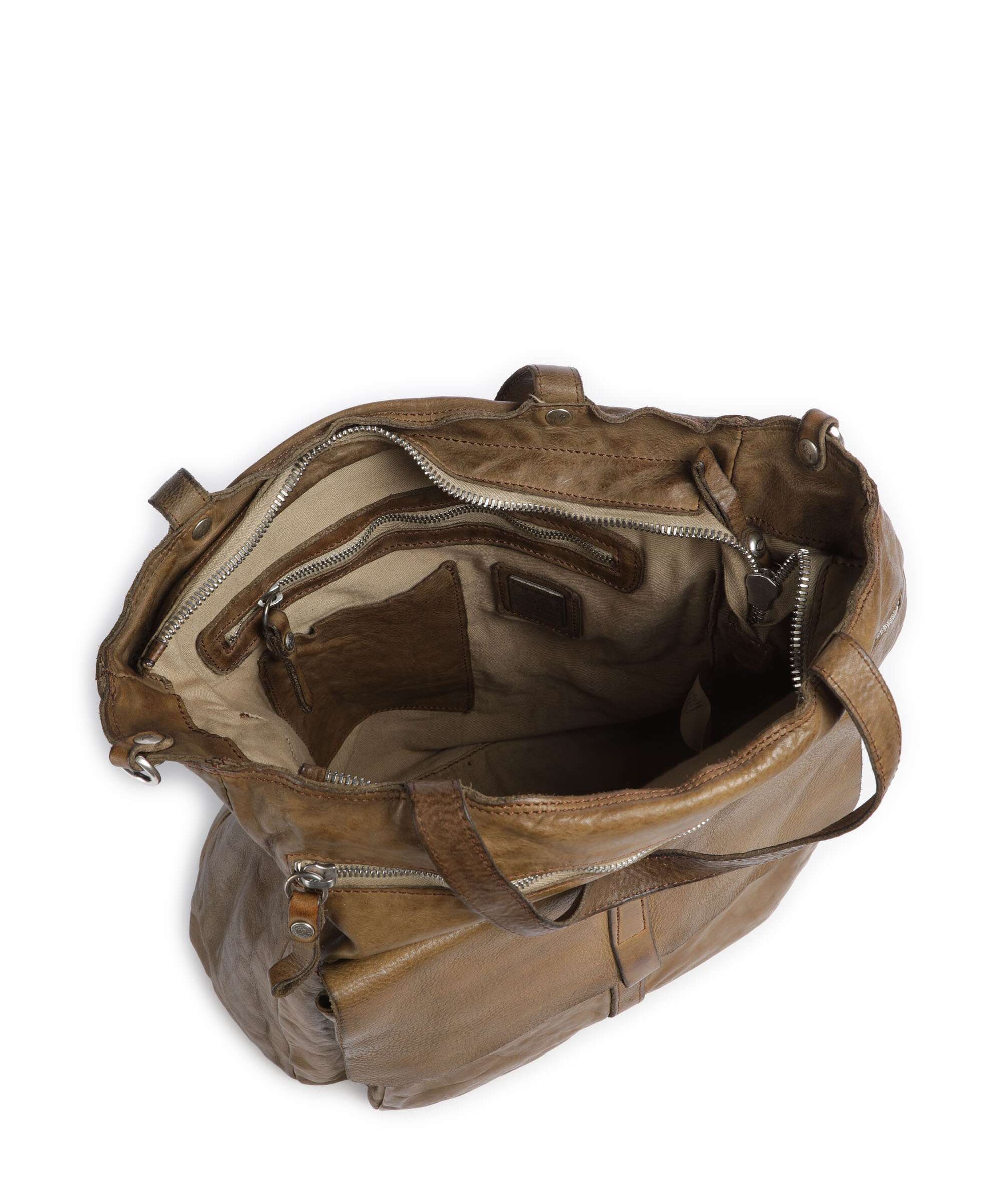 Campomaggi Tote bag verde militare - Image 6