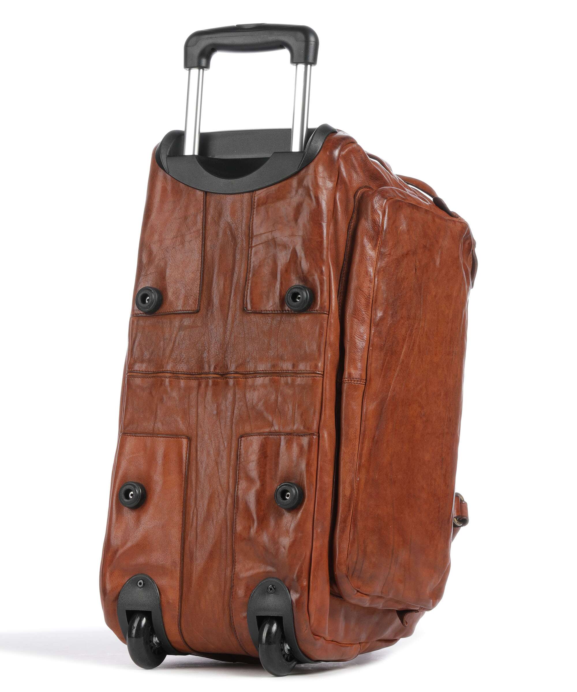 Campomaggi Travel bag with wheels cognac - Image 4