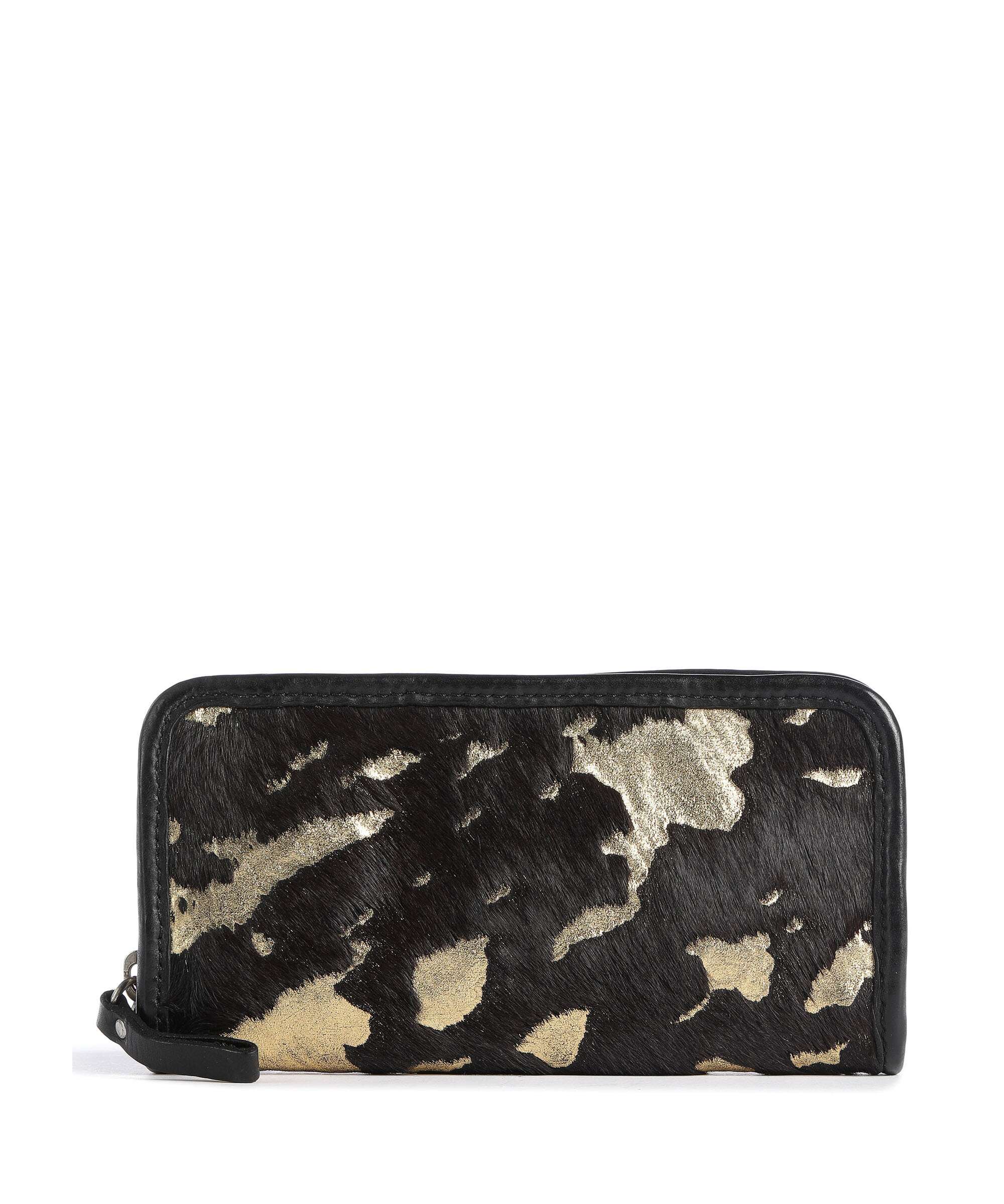 Campomaggi Wallet cioccolato/oro/nero