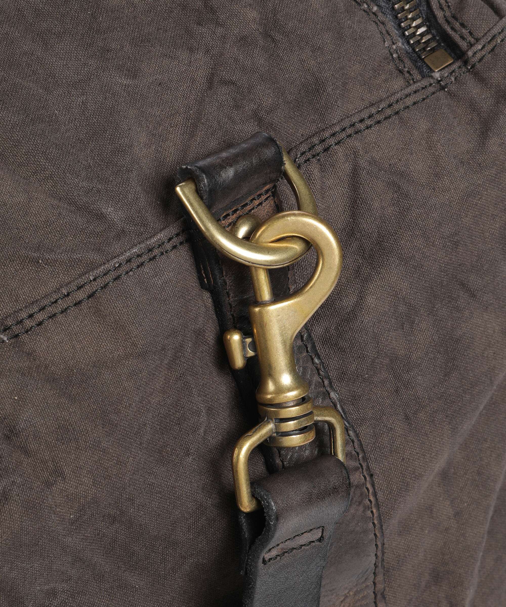 Campomaggi Weekend bag verde militare/grigio/nera - Image 3