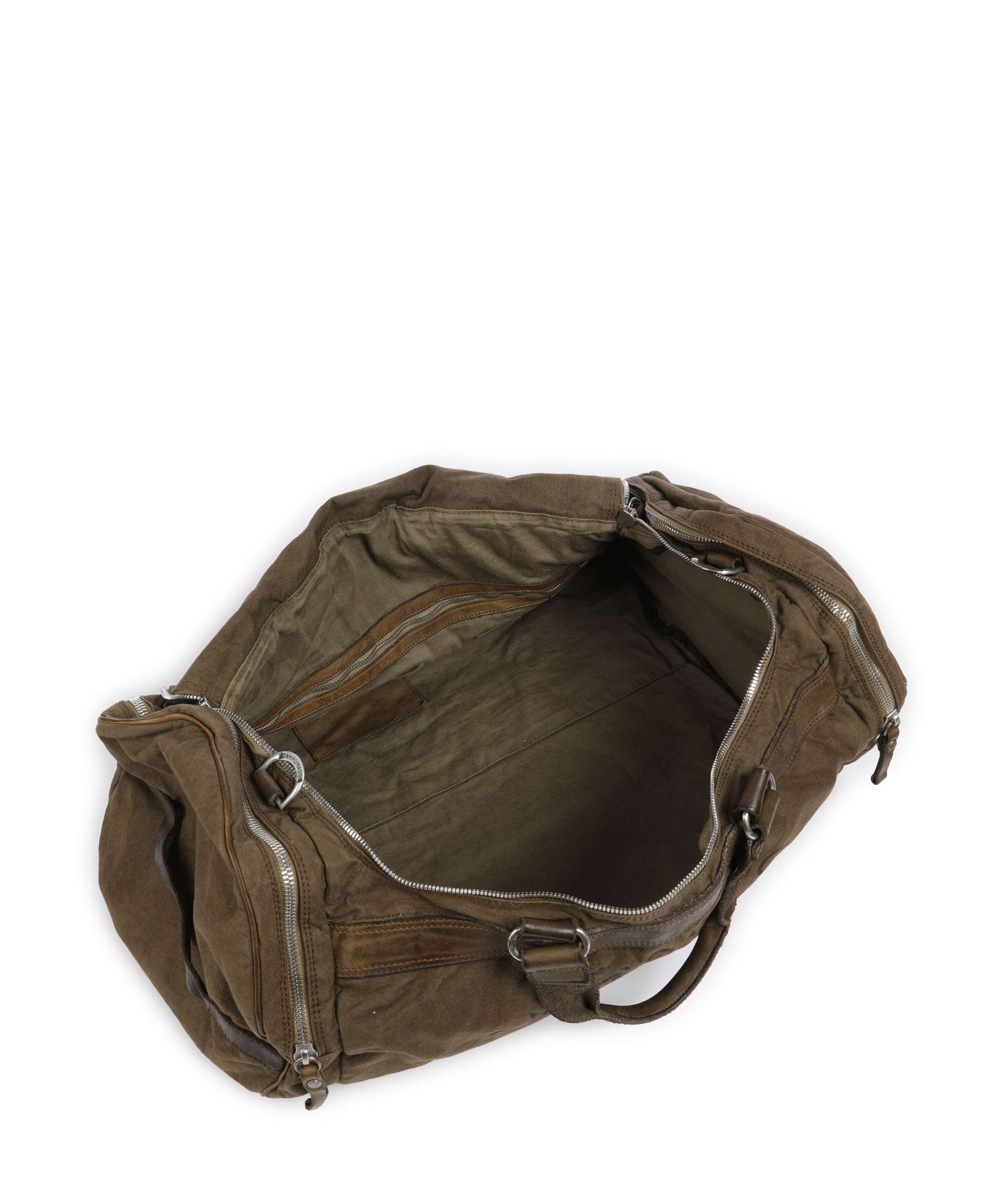 Campomaggi Weekend bag verde militare/nera - Image 5