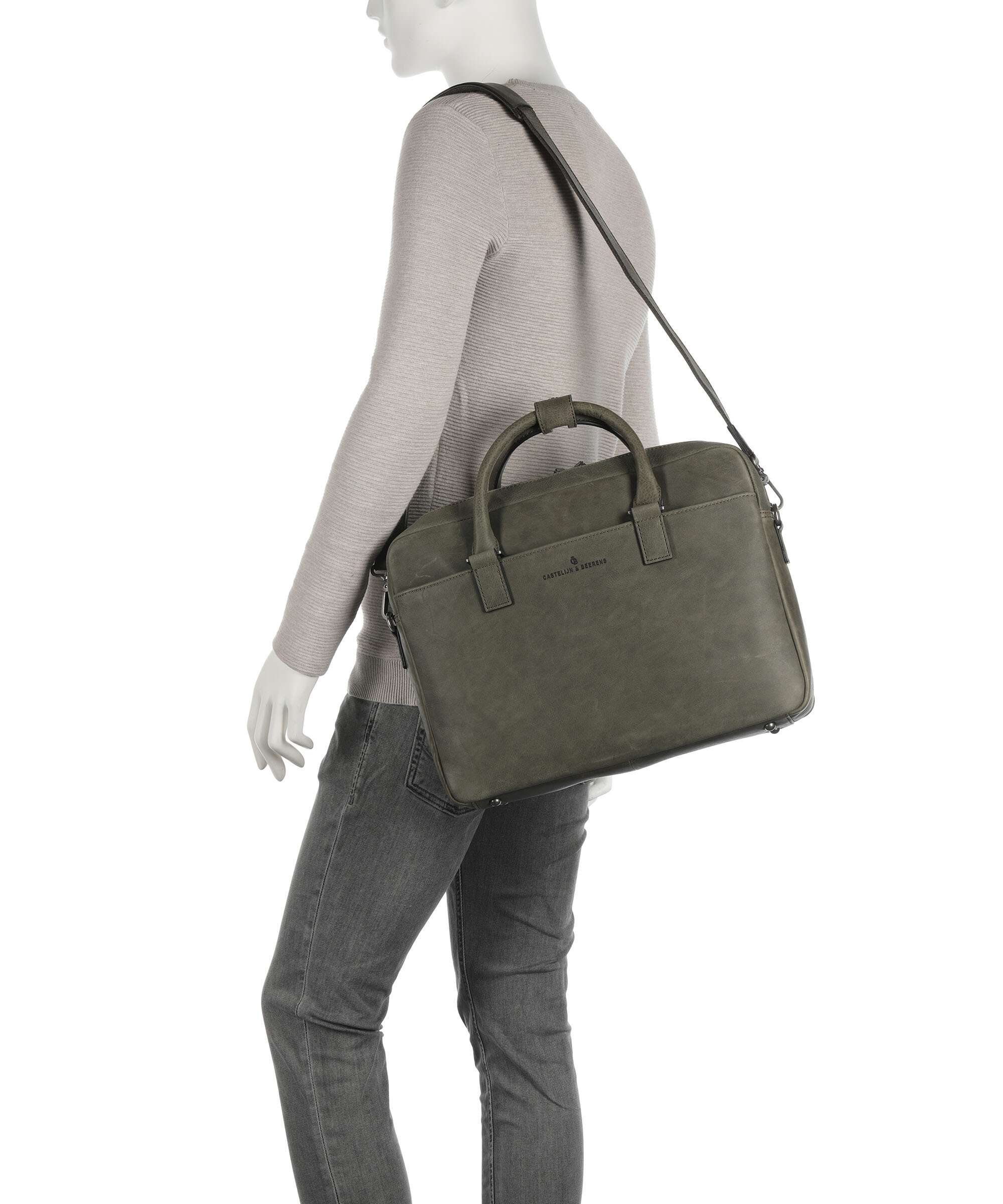 Castelijn & Beerens Carisma Briefcase dark military - Image 3