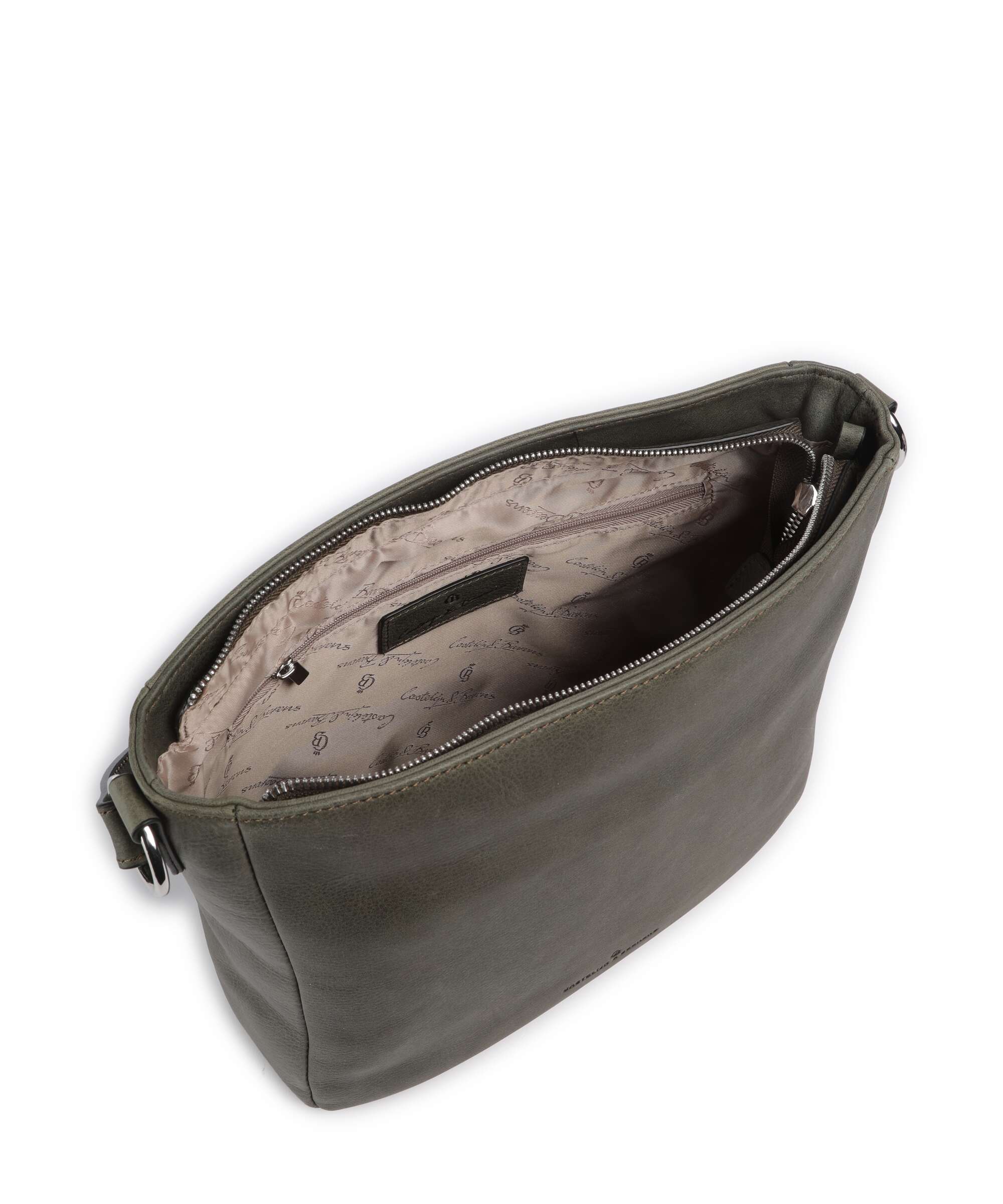Castelijn & Beerens Carisma Hobo bag dark military - Image 6