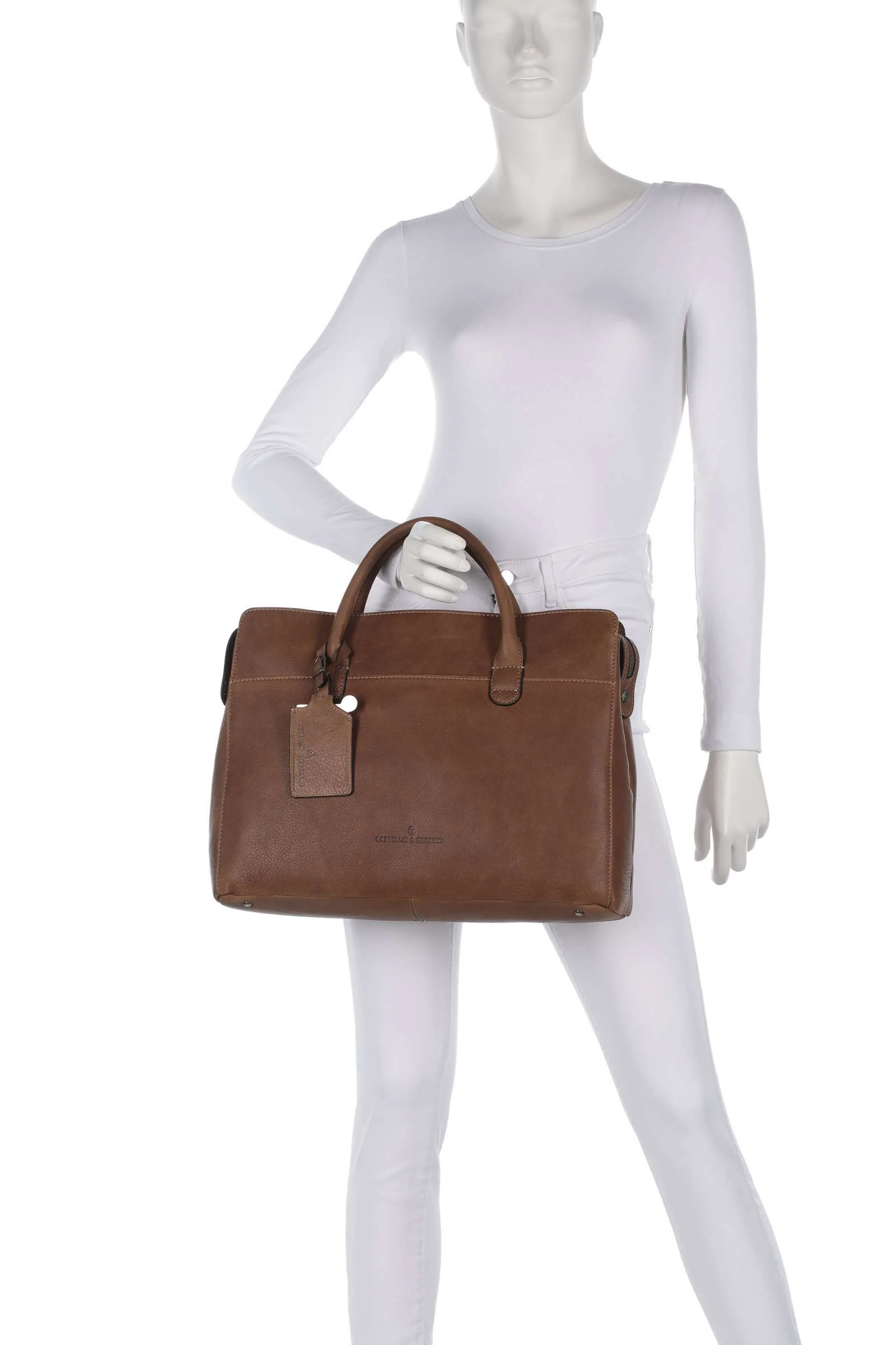 Castelijn & Beerens Carisma Laptop bag cognac - Image 3