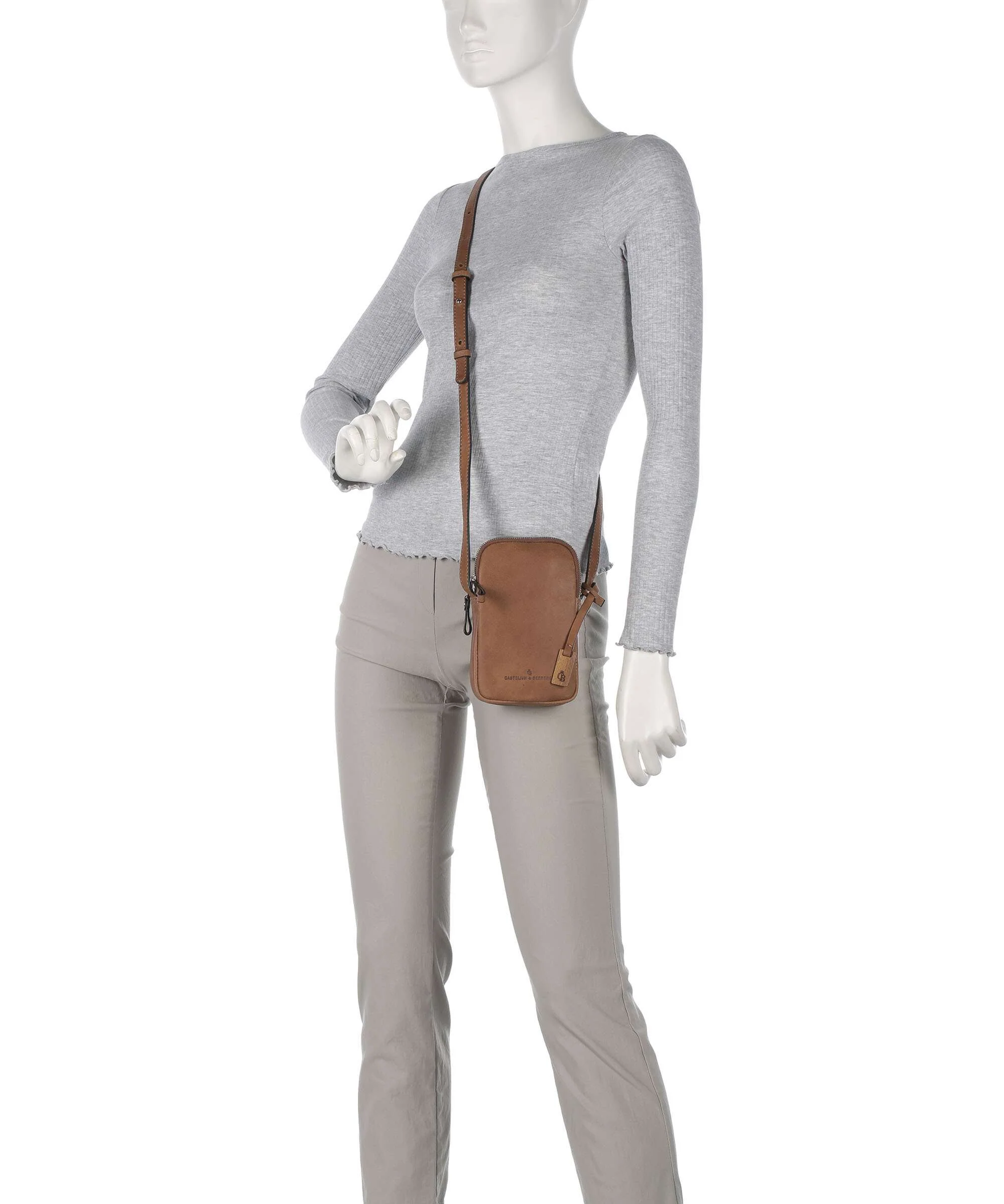 Castelijn & Beerens Carisma Phone bag cognac - Image 3