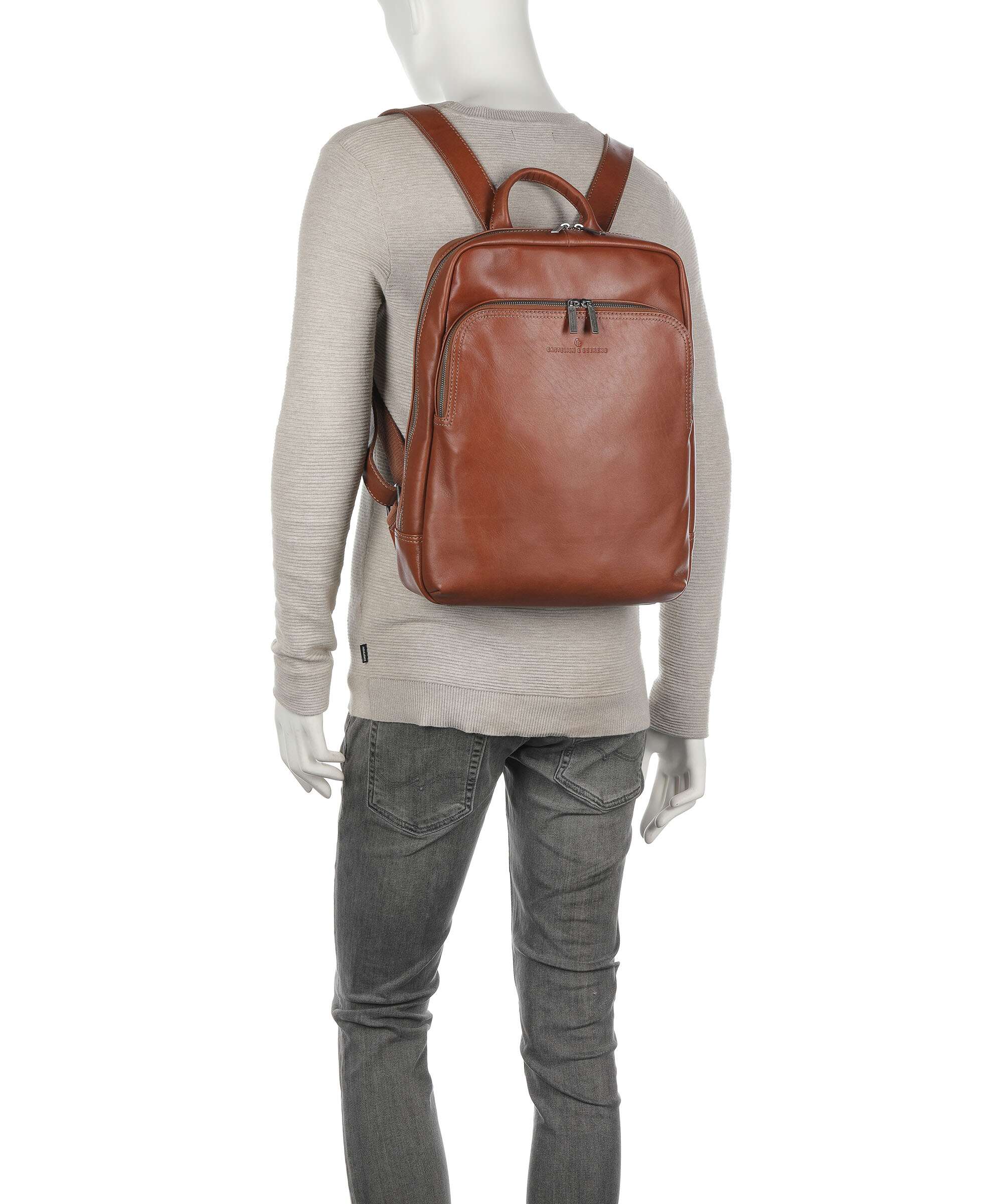 Castelijn & Beerens Firenze Backpack light brown - Image 3