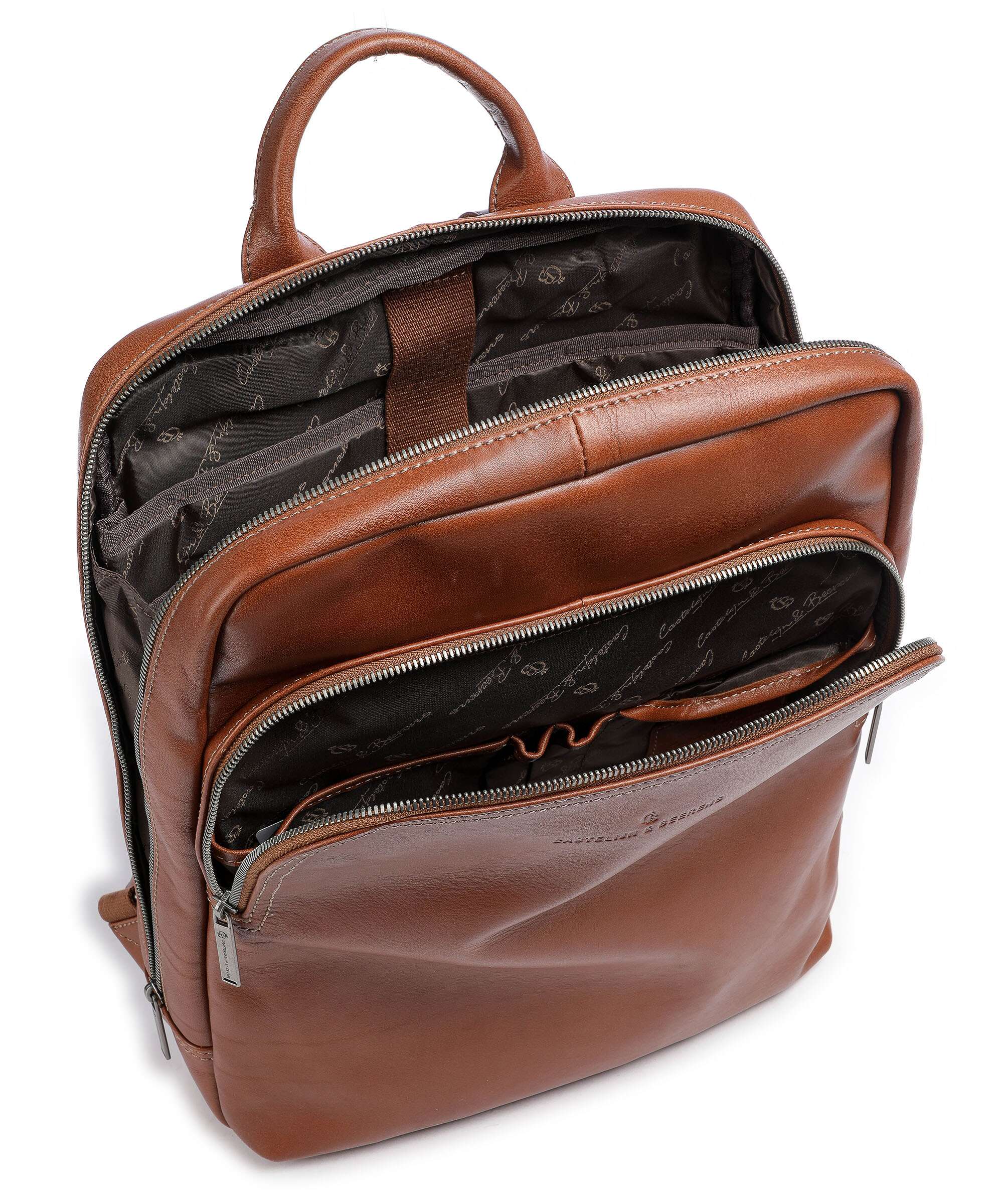 Castelijn & Beerens Firenze Backpack light brown - Image 5