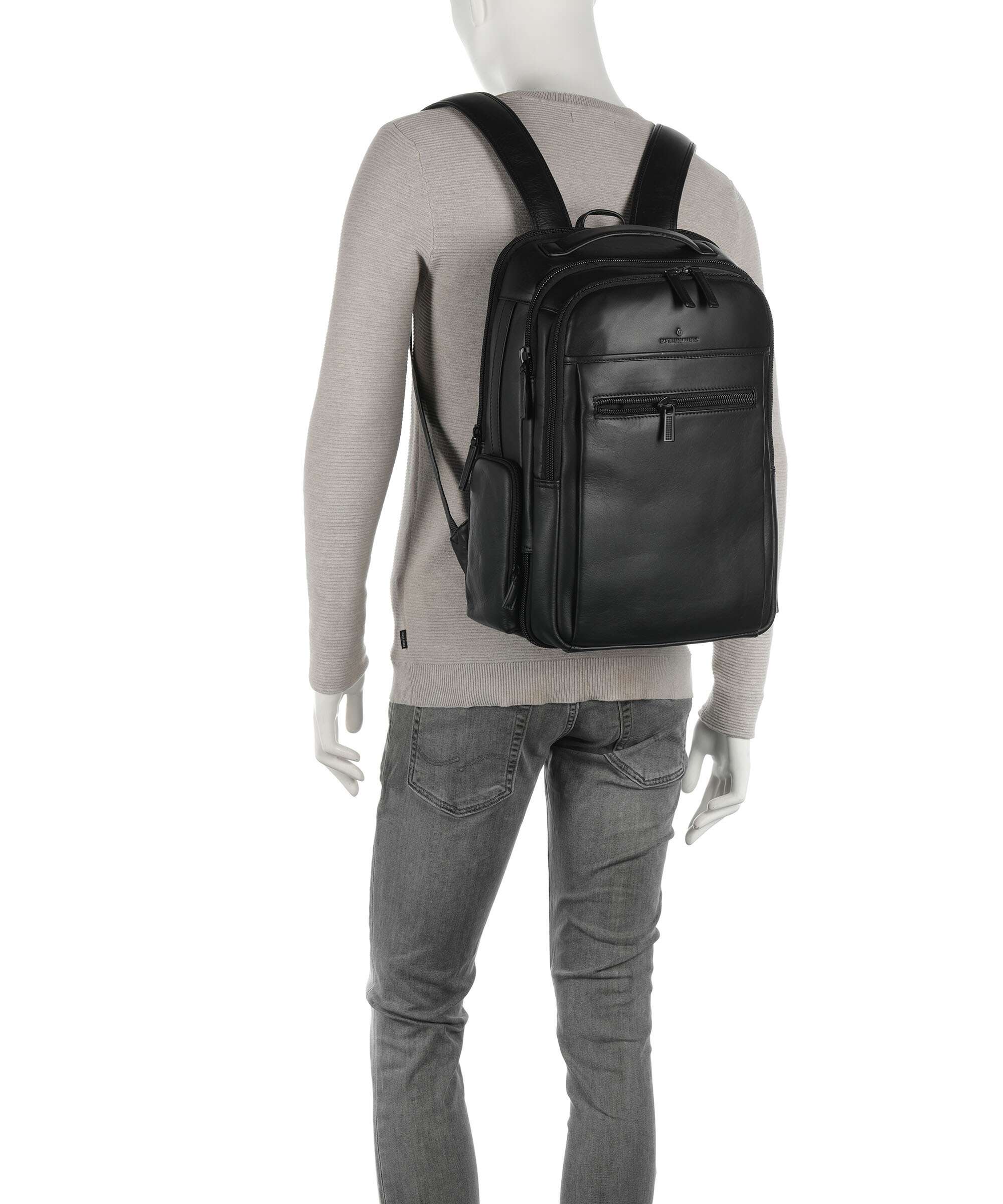 Castelijn & Beerens Nappa X Backpack black - Image 3