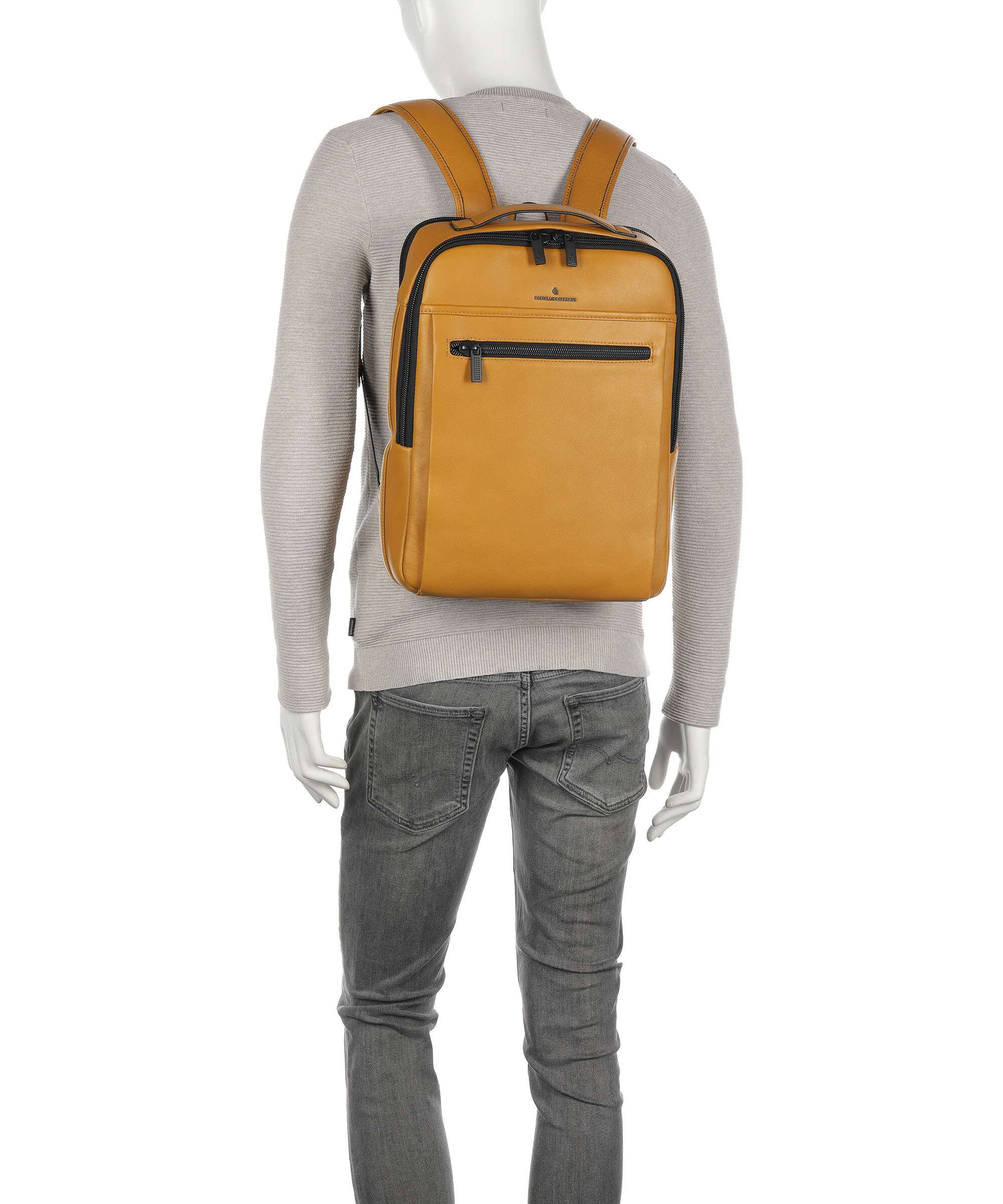 Castelijn & Beerens Nappa X Victor Backpack yellow - Image 4