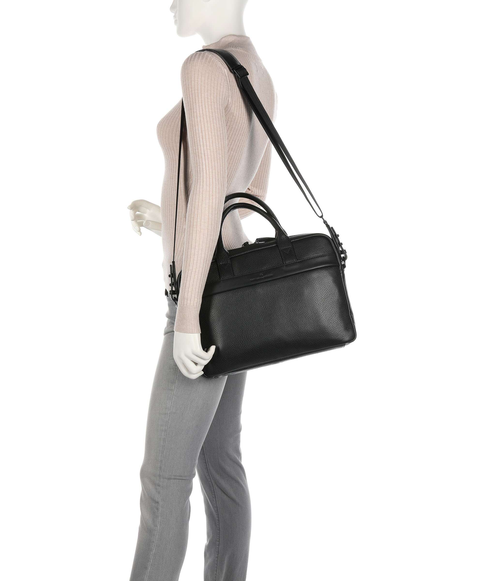Castelijn & Beerens Onyx Delta Briefcase black - Image 3