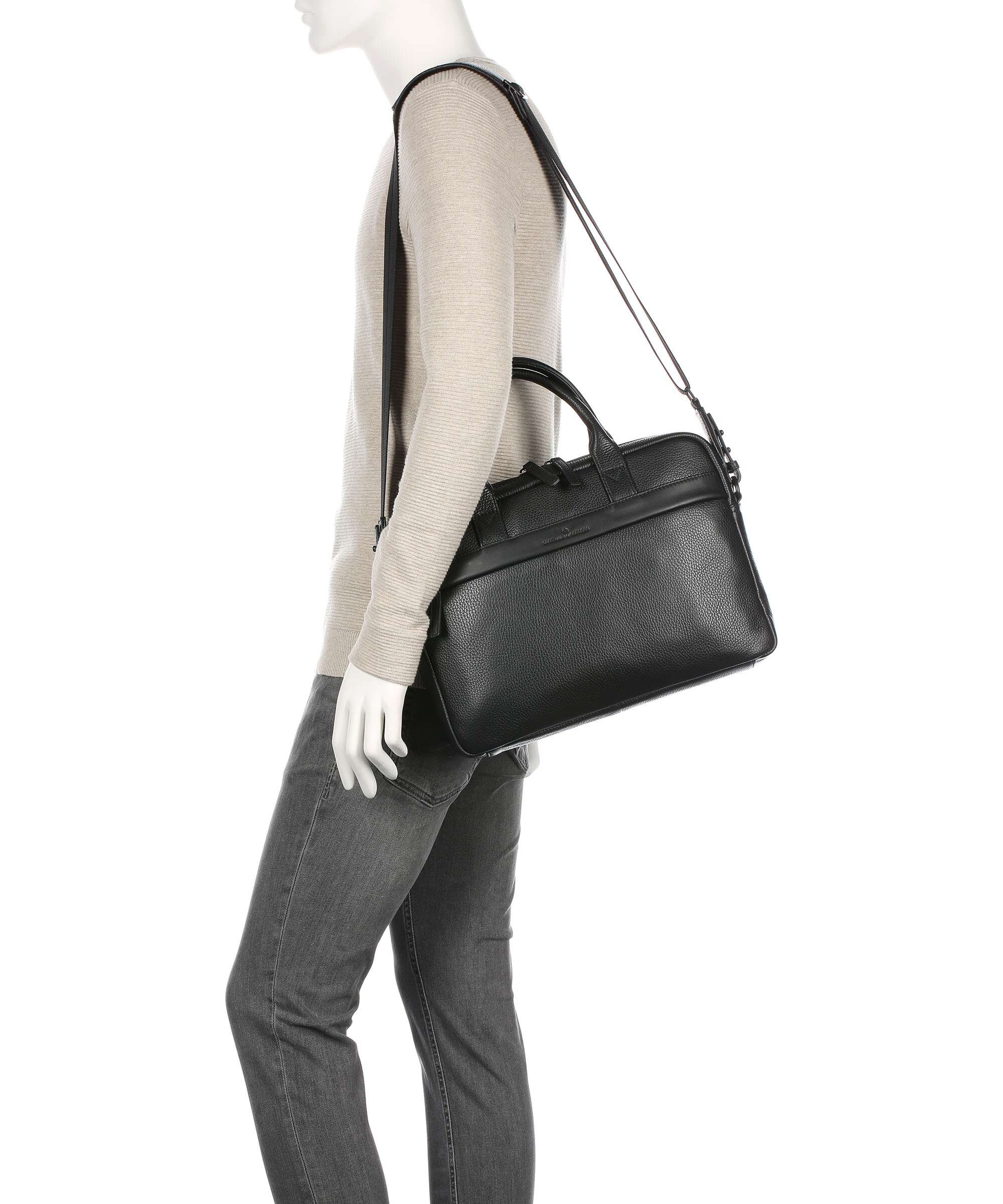 Castelijn & Beerens Onyx Delta Briefcase black - Image 4