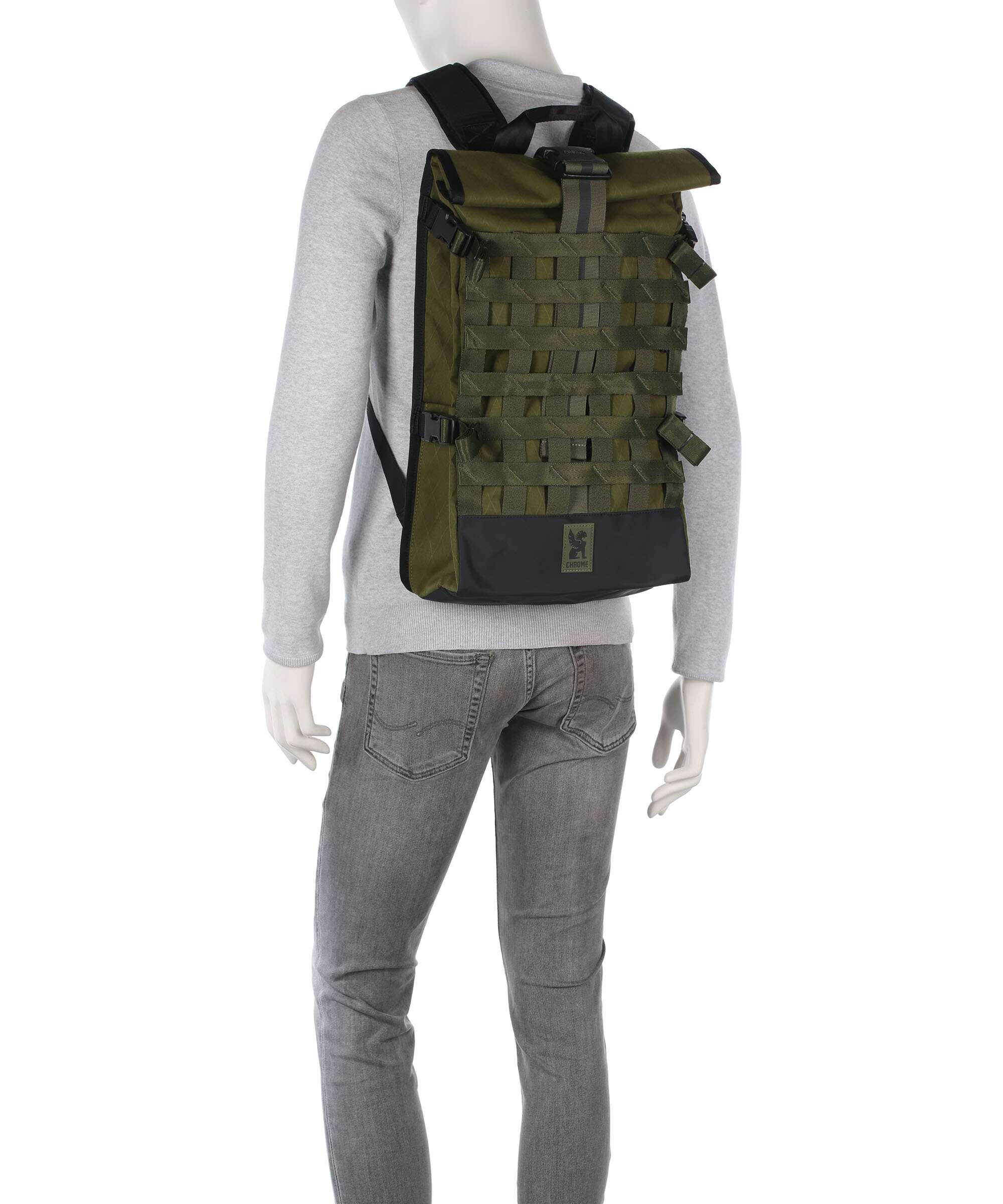 Chrome Barrage 22 Rolltop backpack moss - Image 3