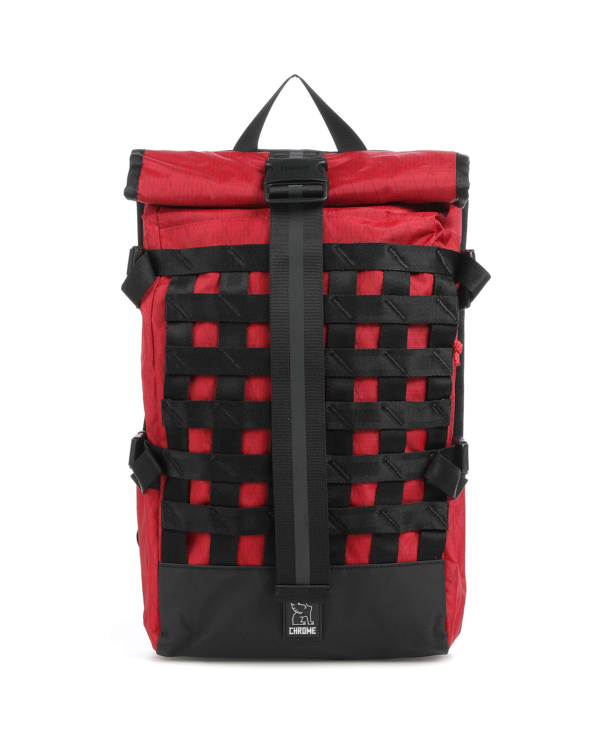 Chrome Barrage Cargo Rolltop backpack red