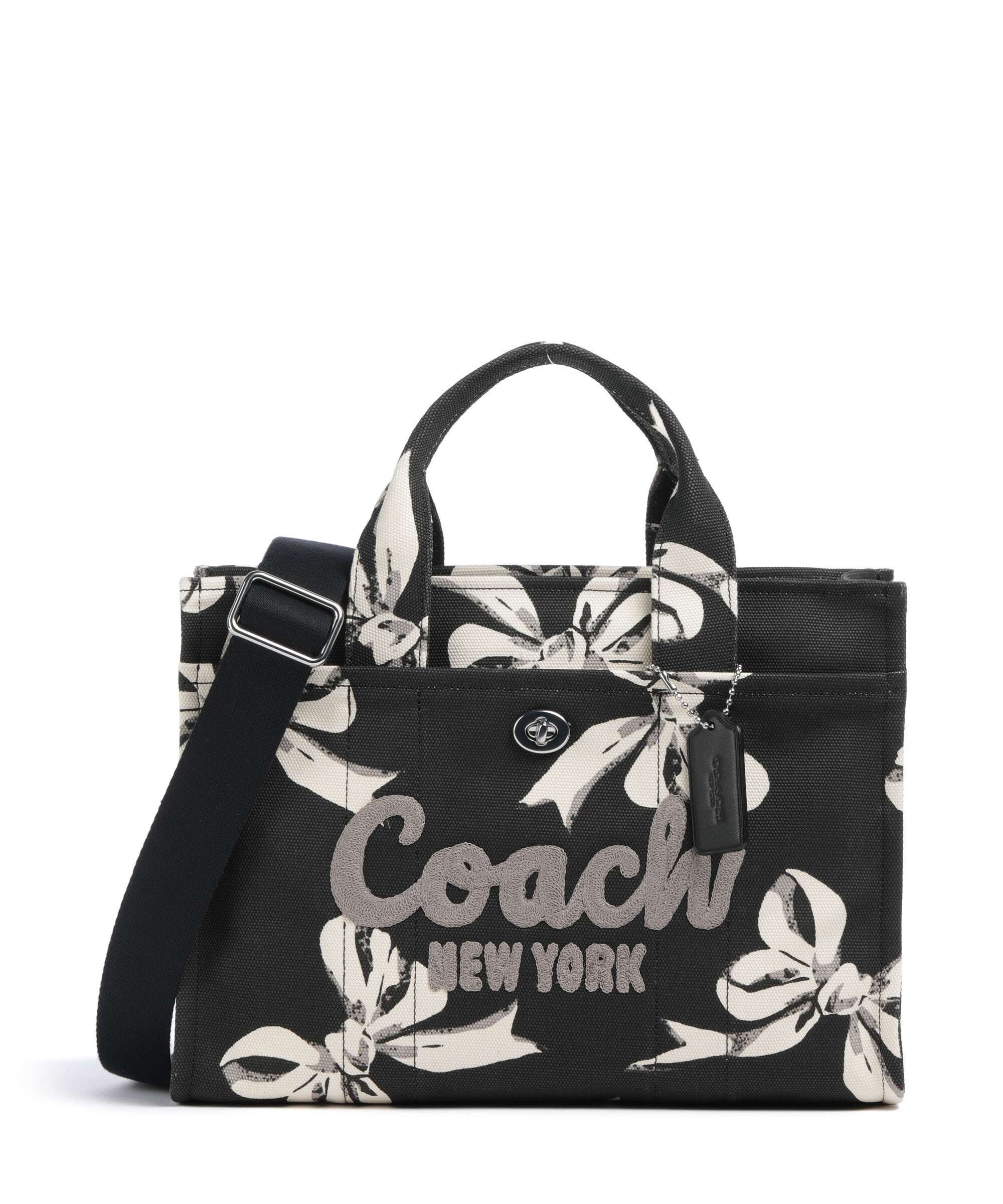 Coach Cargo Bow Print Handbag black/multicolour