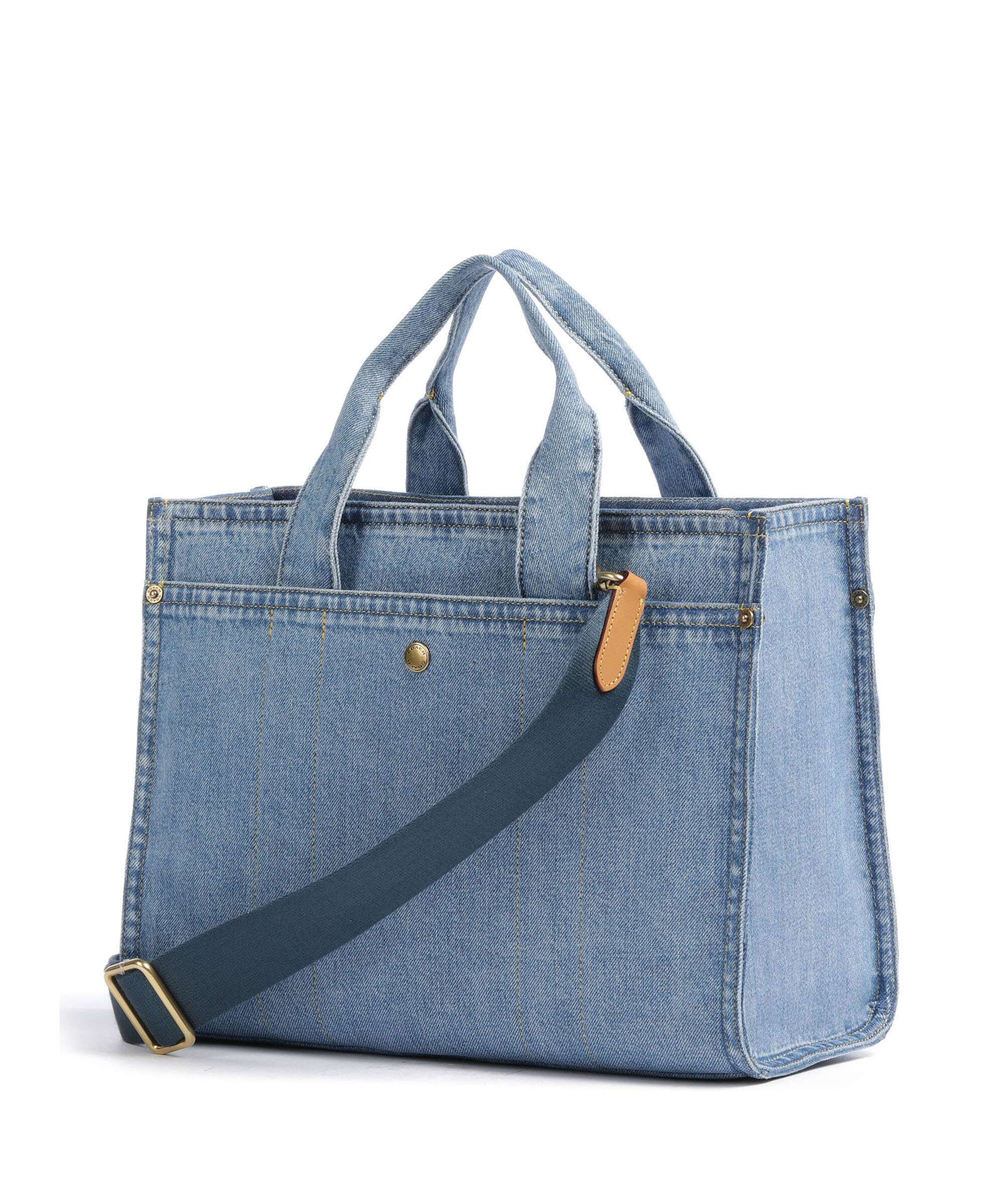 Coach Cargo Denim Handbag indigo - Image 2