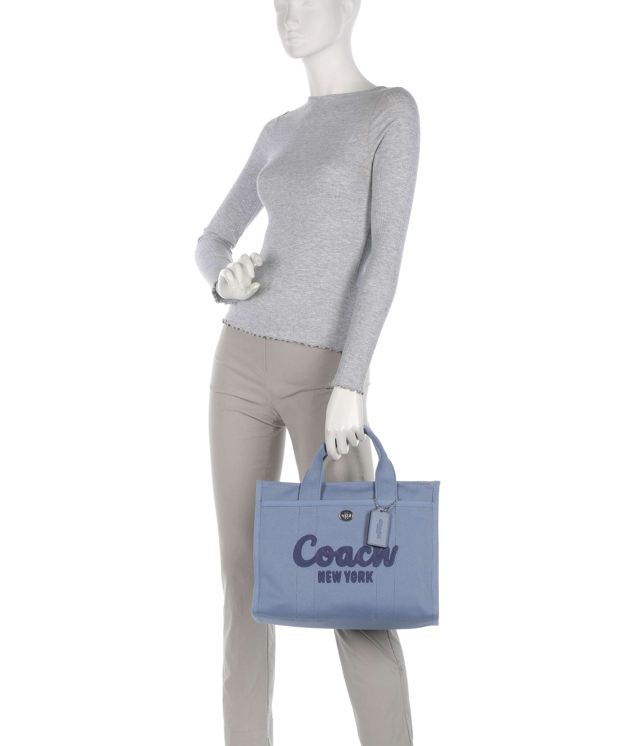 Coach Cargo Handbag slate blue - Image 3
