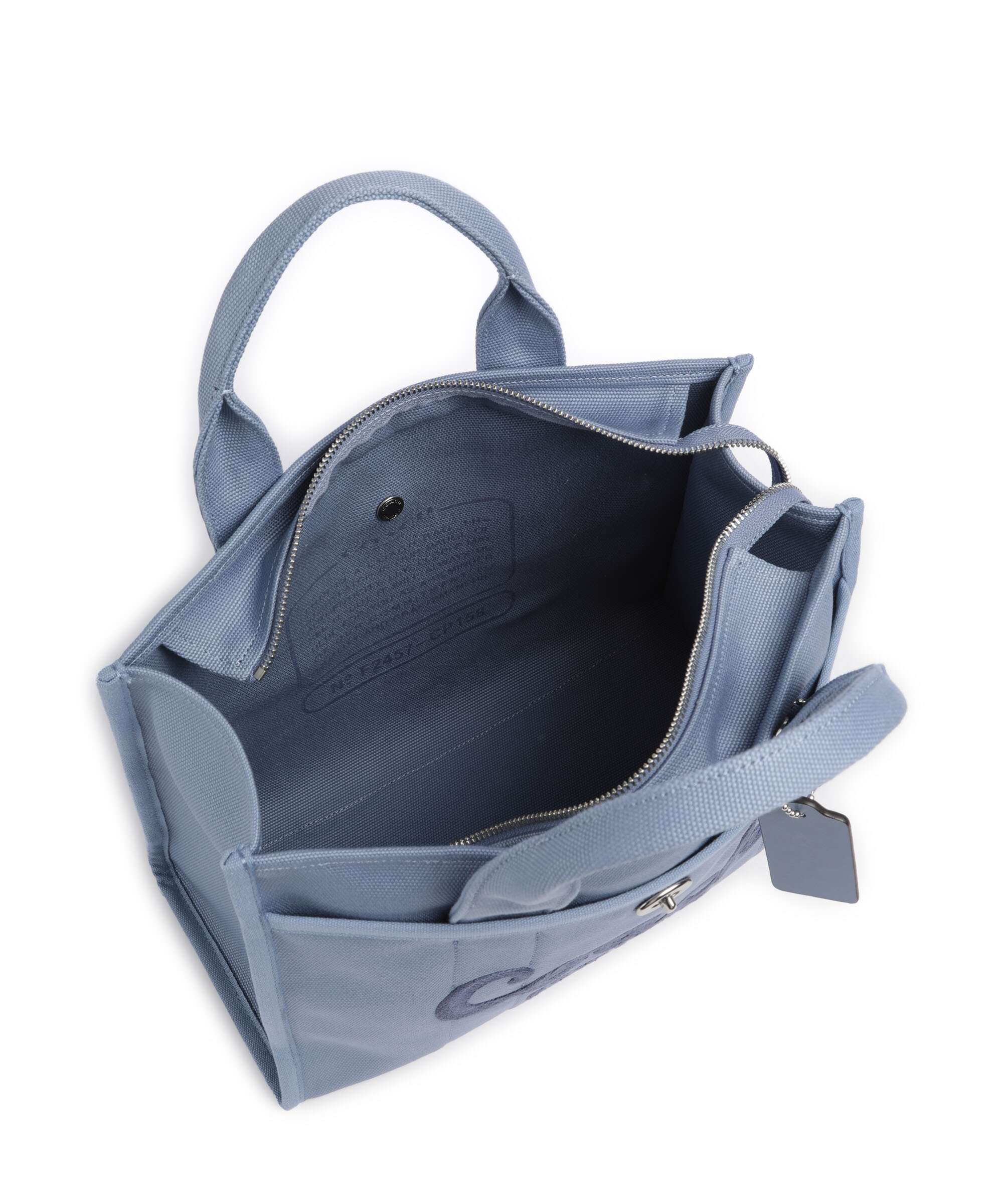 Coach Cargo Handbag slate blue - Image 6