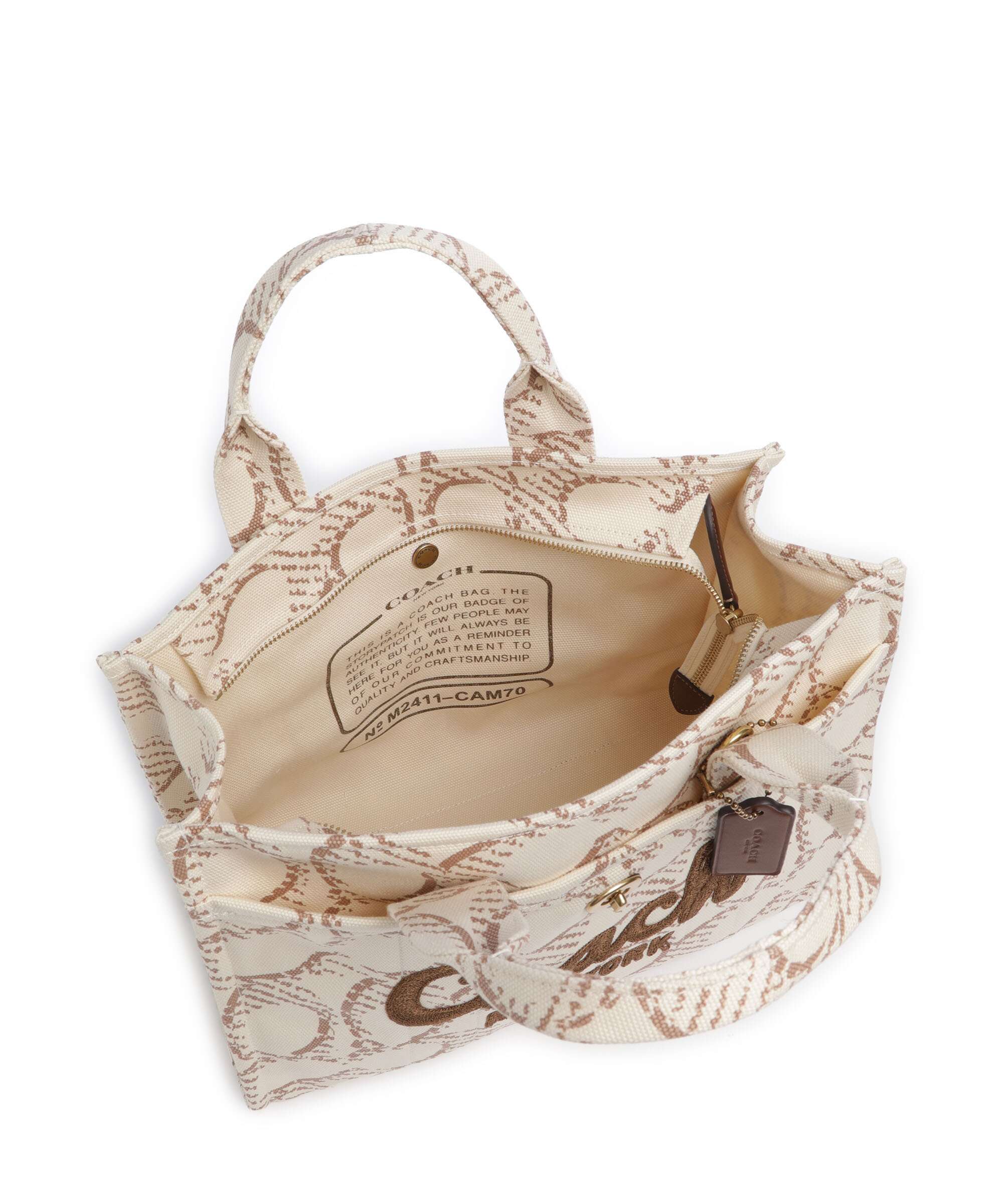 Coach Cargo Signature Handbag natural/multicolour - Image 6
