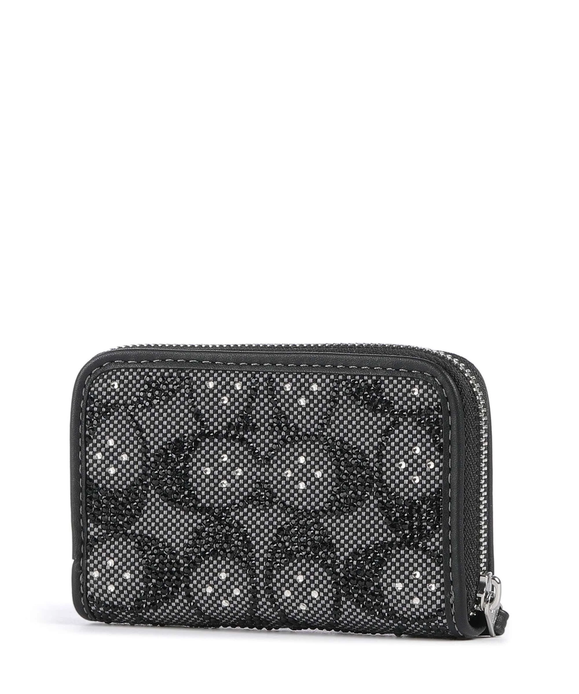 Coach Essential Crystal Signature Jacquard Wallet black - Image 3